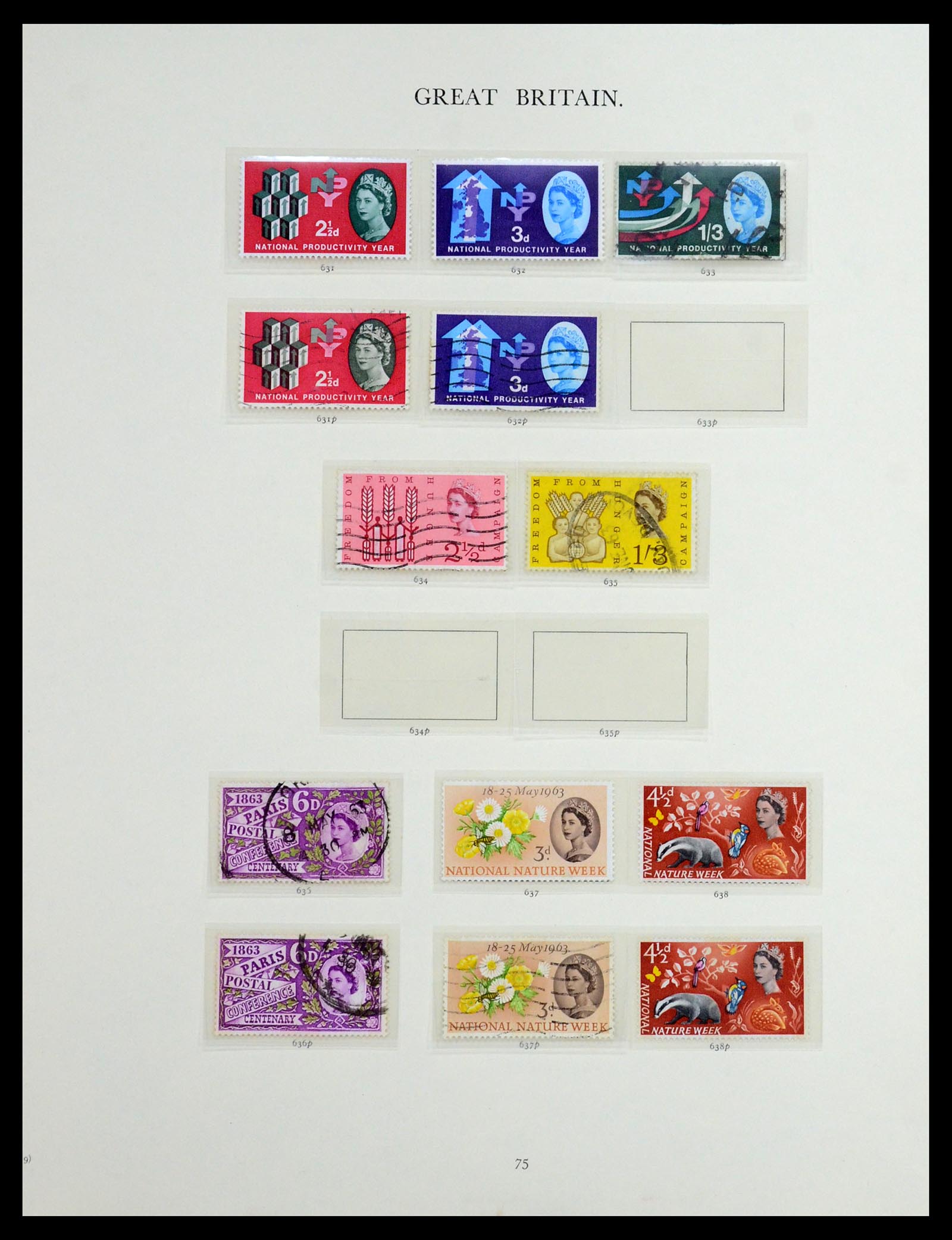36367 024 - Postzegelverzameling 36367 Engeland 1841-1970.
