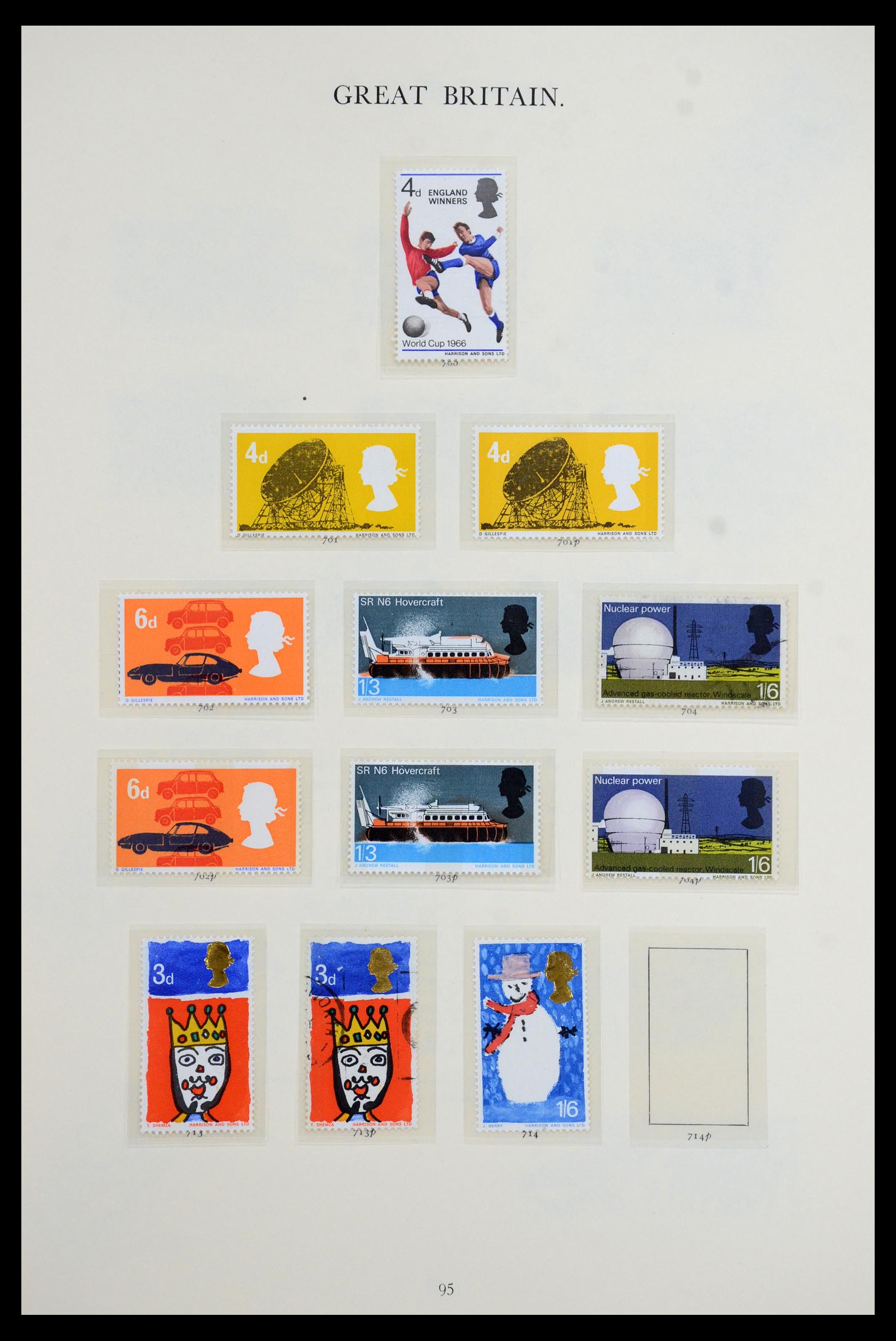 36367 034 - Postzegelverzameling 36367 Engeland 1841-1970.