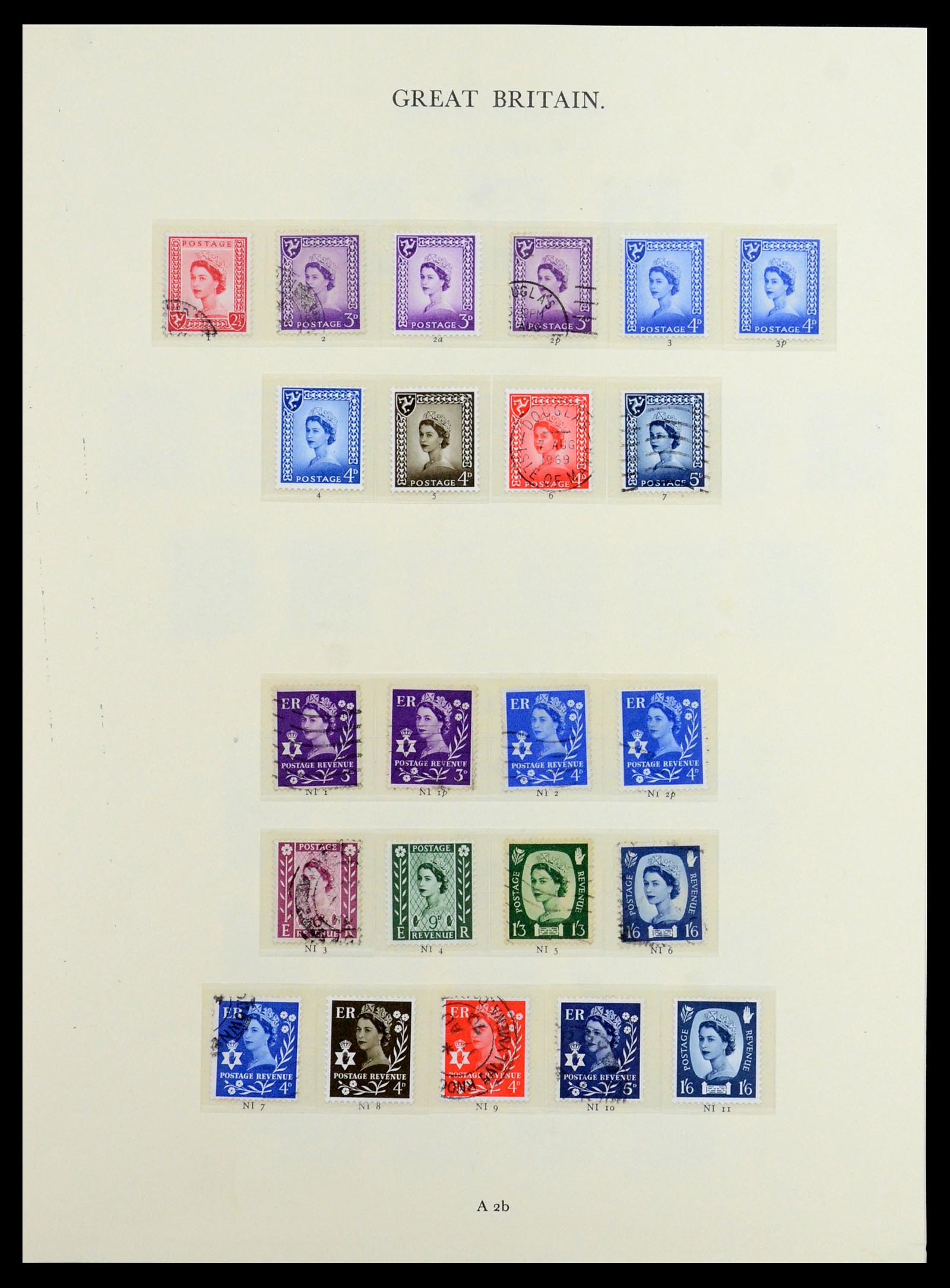 36367 049 - Postzegelverzameling 36367 Engeland 1841-1970.