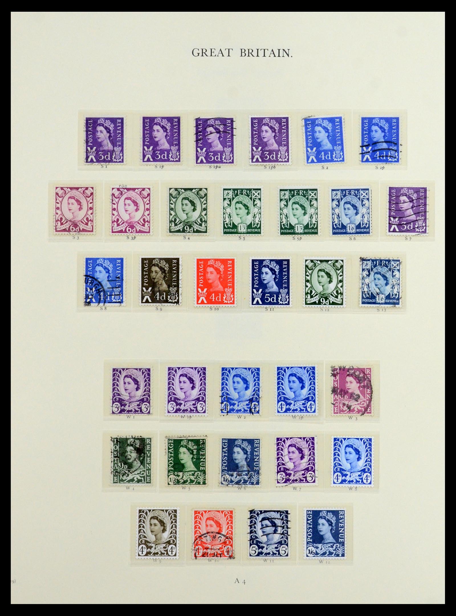 36367 050 - Postzegelverzameling 36367 Engeland 1841-1970.