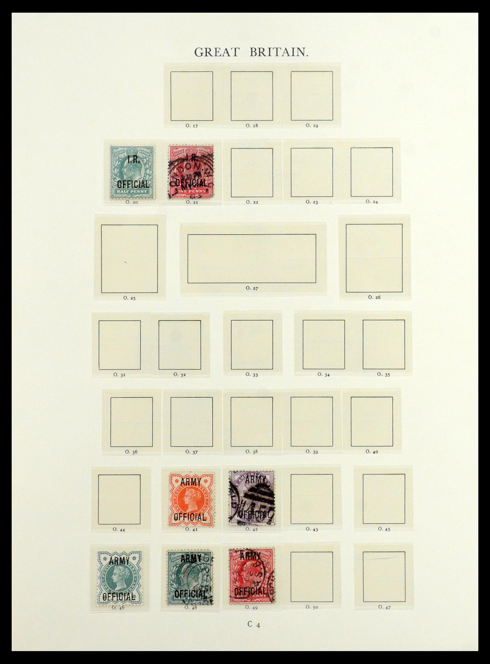 36367 052 - Postzegelverzameling 36367 Engeland 1841-1970.