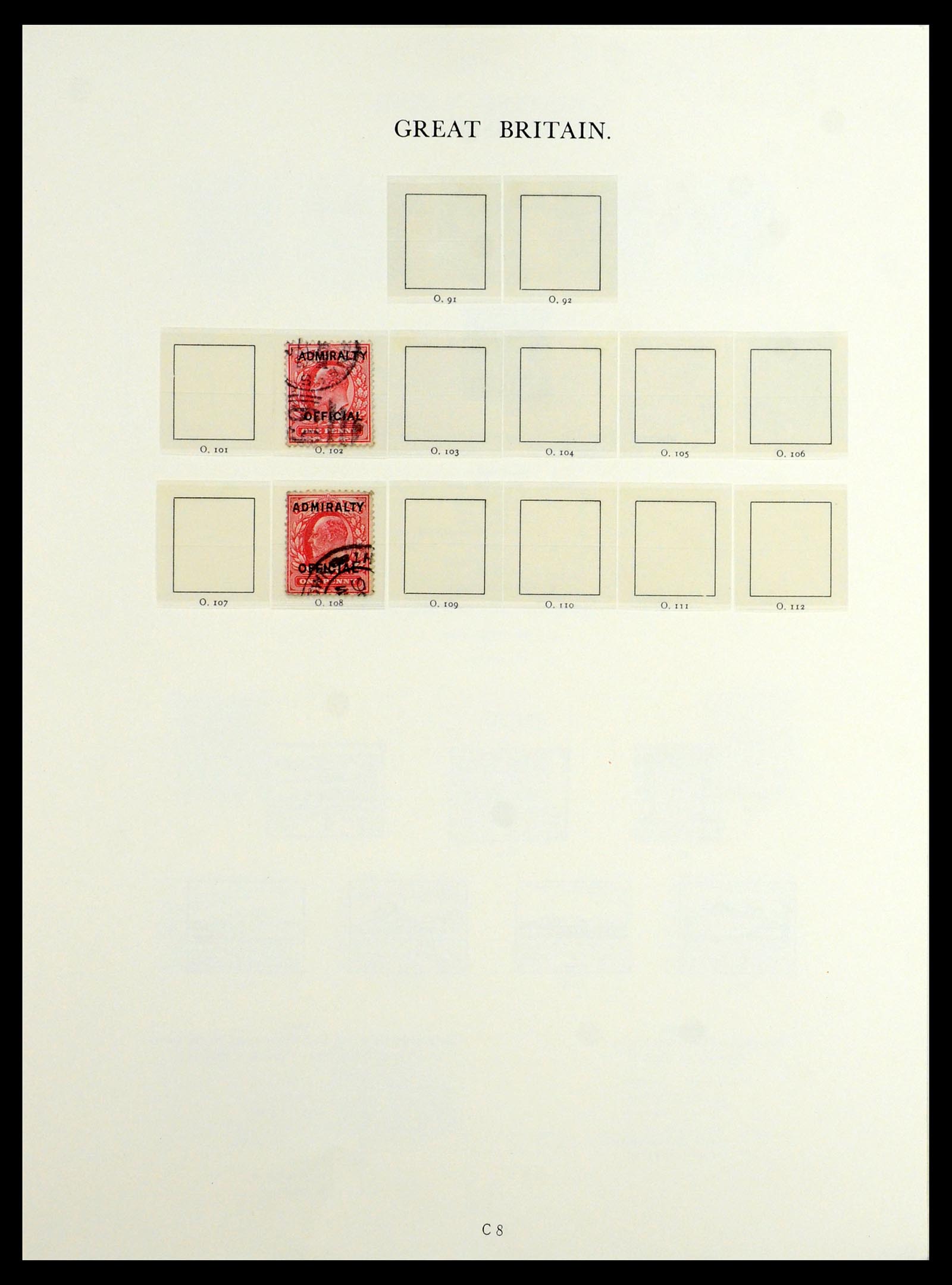 36367 054 - Postzegelverzameling 36367 Engeland 1841-1970.