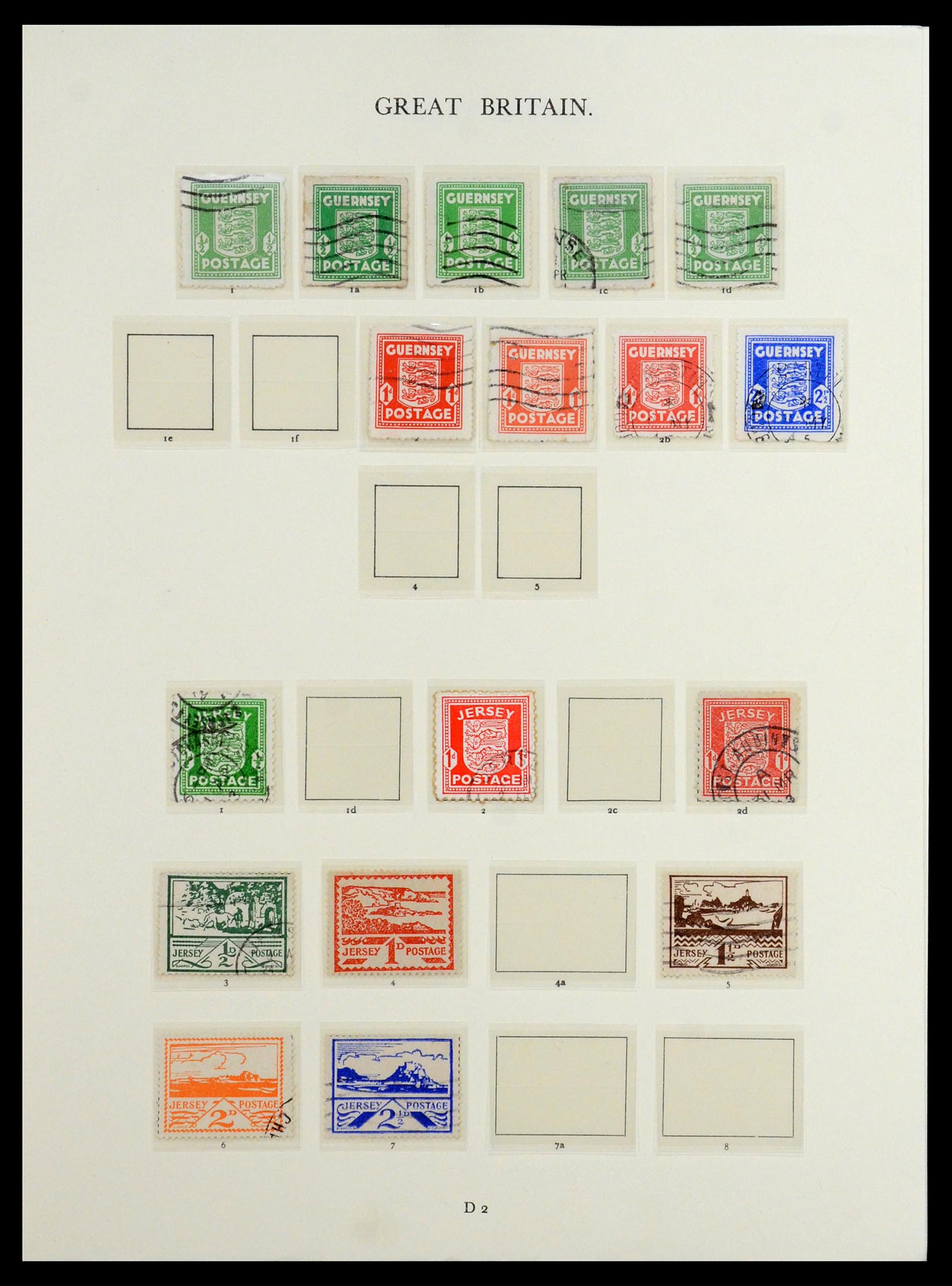 36367 055 - Postzegelverzameling 36367 Engeland 1841-1970.