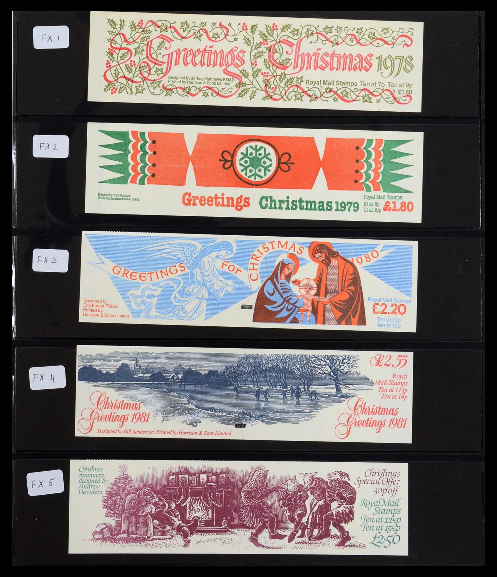36368 040 - Postzegelverzameling 36368 Engeland postzegelboekjes 1976-2000.