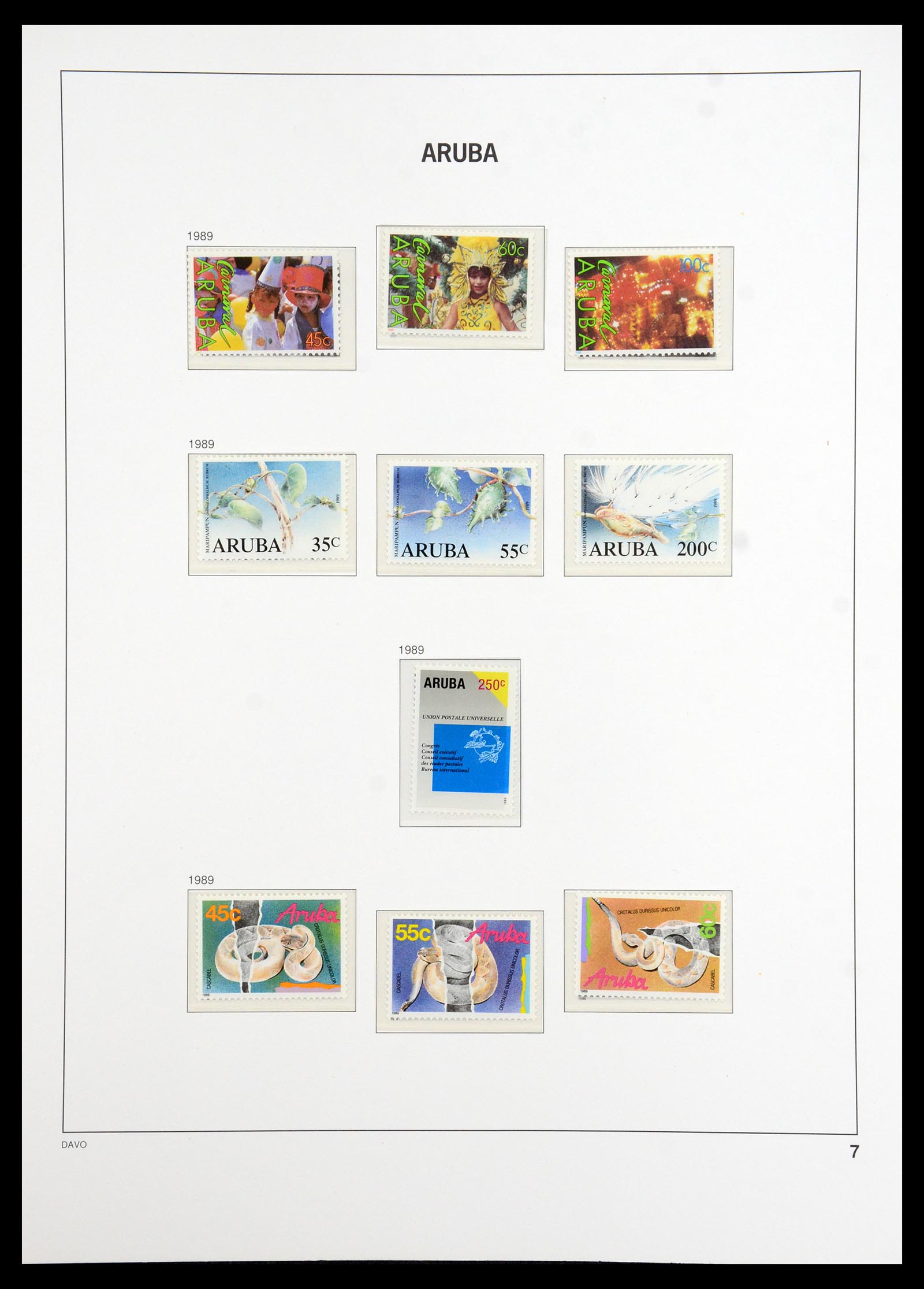 36369 007 - Postzegelverzameling 36369 Aruba 1986-2009.