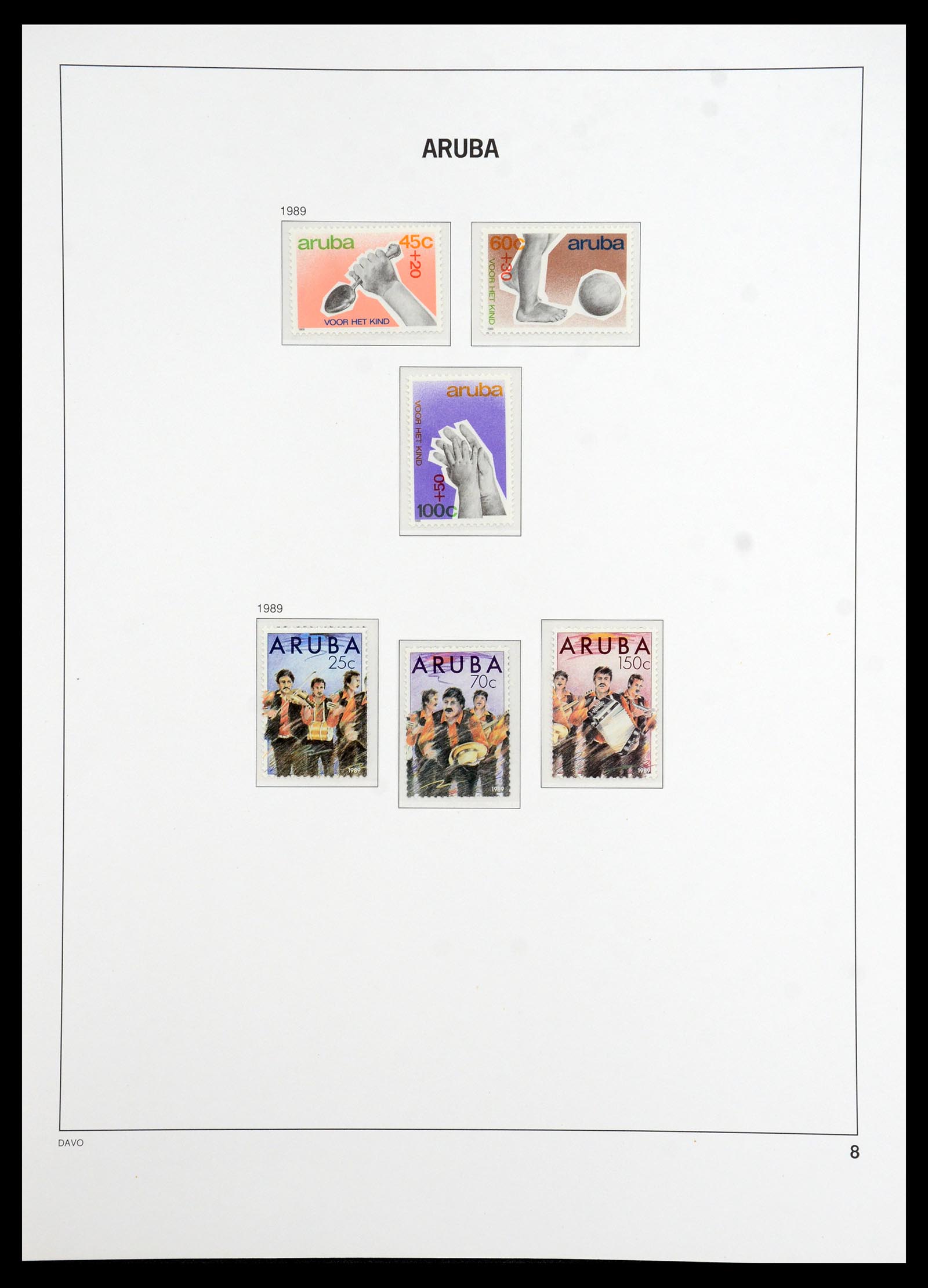 36369 008 - Stamp collection 36369 Aruba 1986-2009.