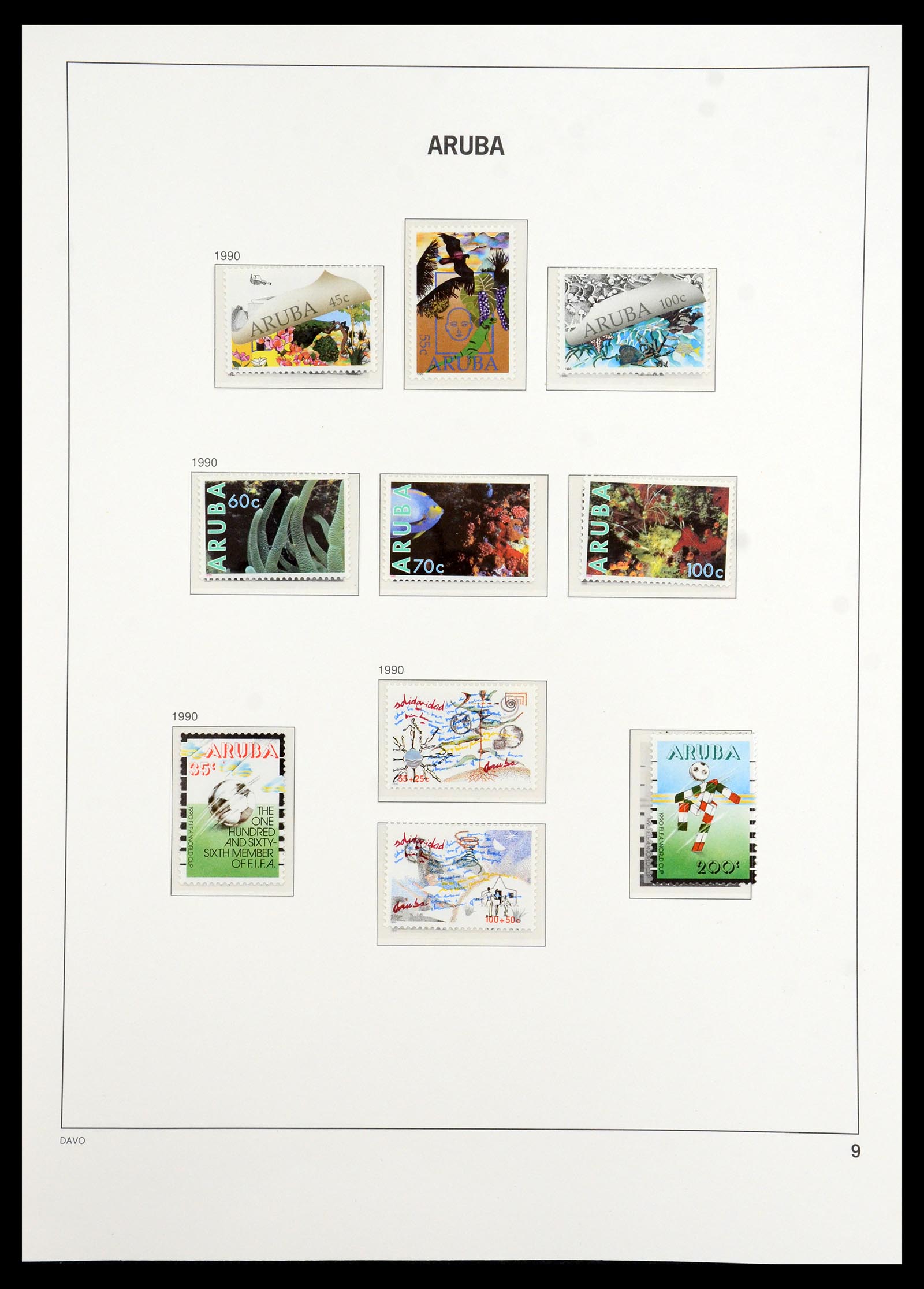 36369 009 - Stamp collection 36369 Aruba 1986-2009.