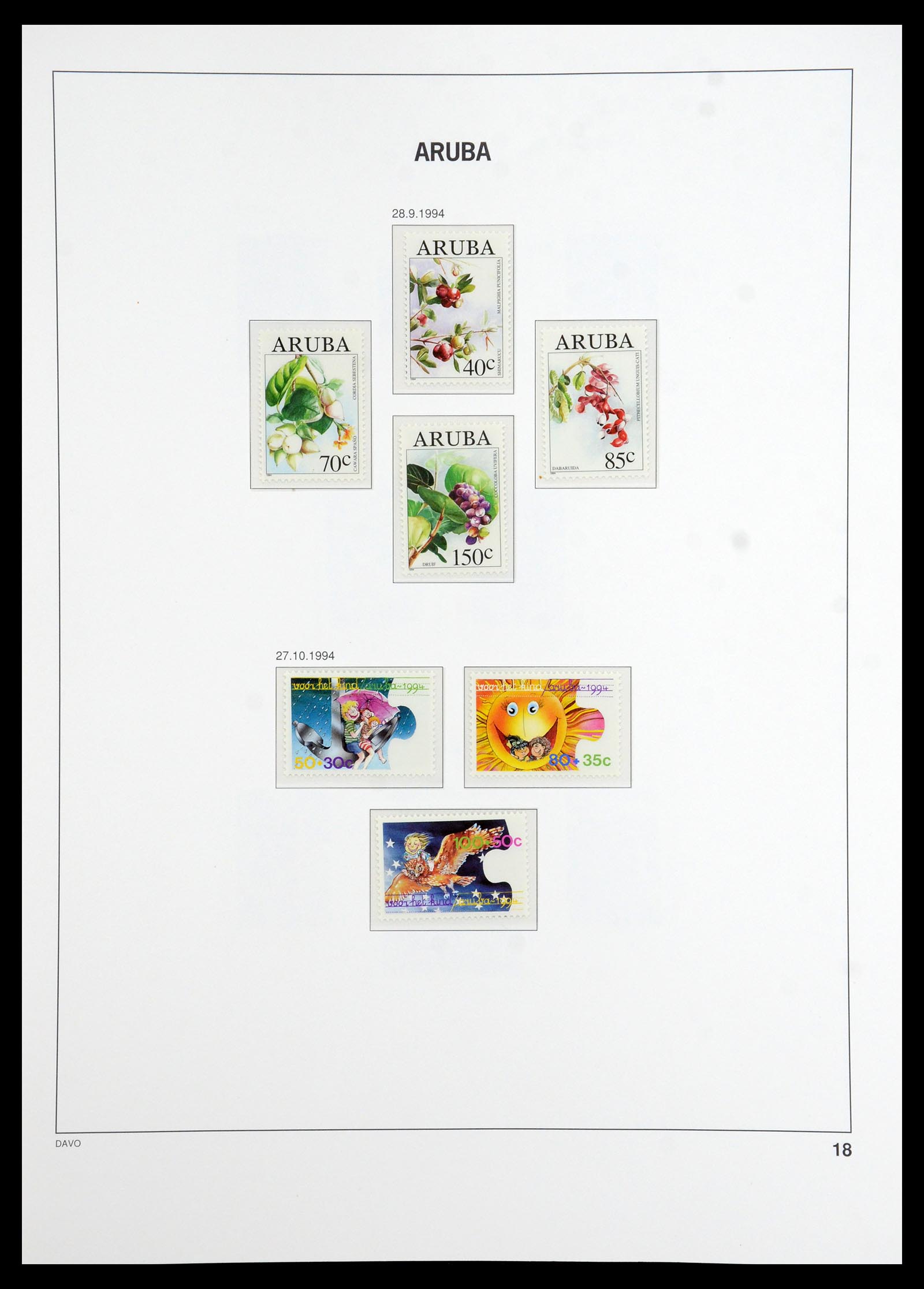 36369 018 - Postzegelverzameling 36369 Aruba 1986-2009.