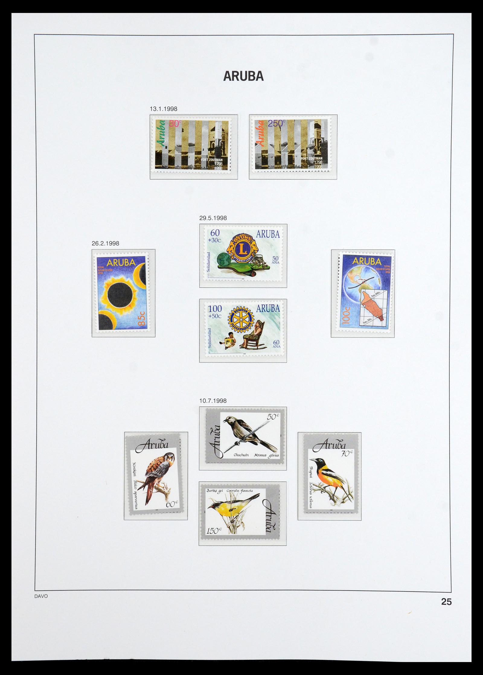36369 026 - Postzegelverzameling 36369 Aruba 1986-2009.