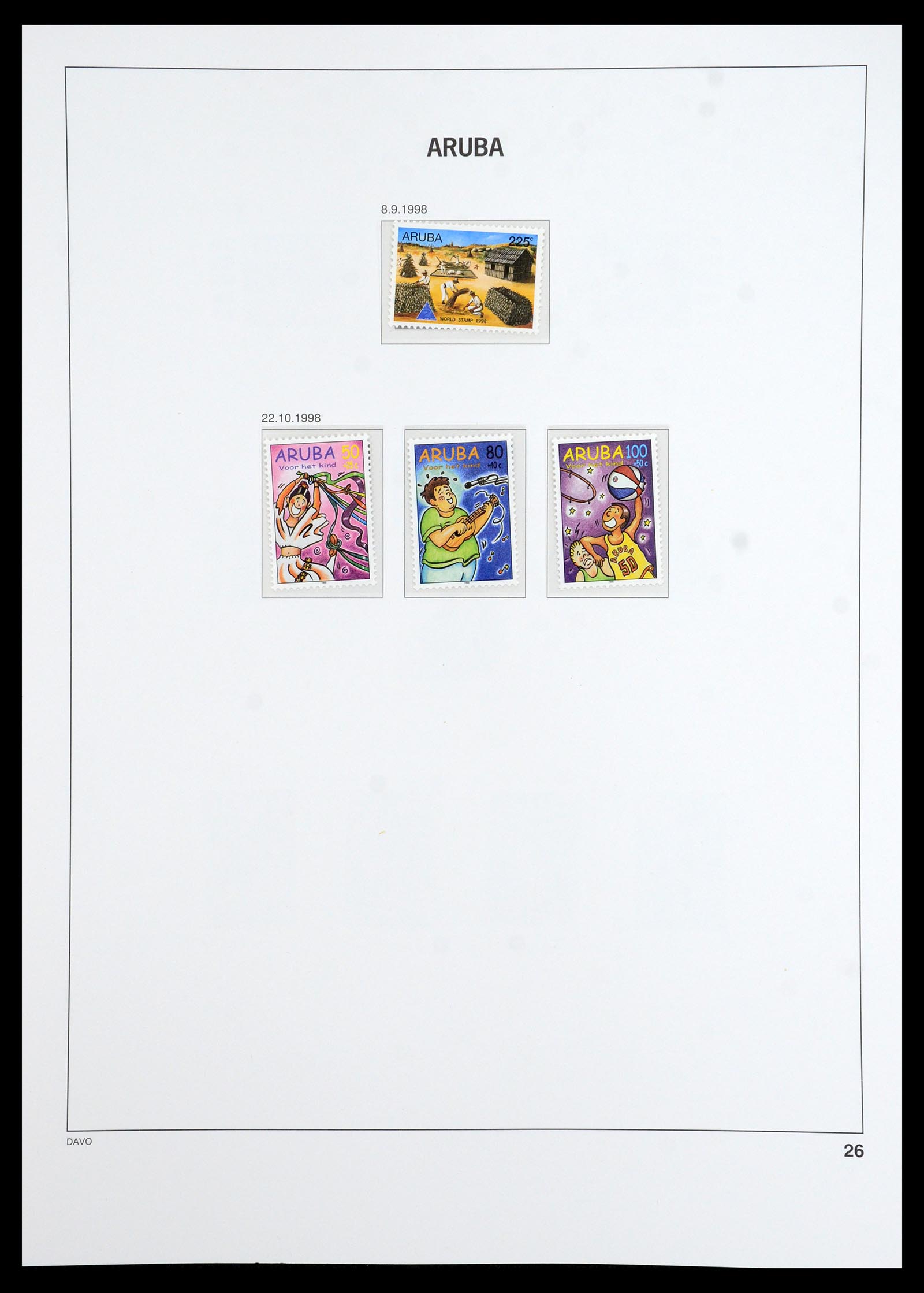 36369 027 - Postzegelverzameling 36369 Aruba 1986-2009.