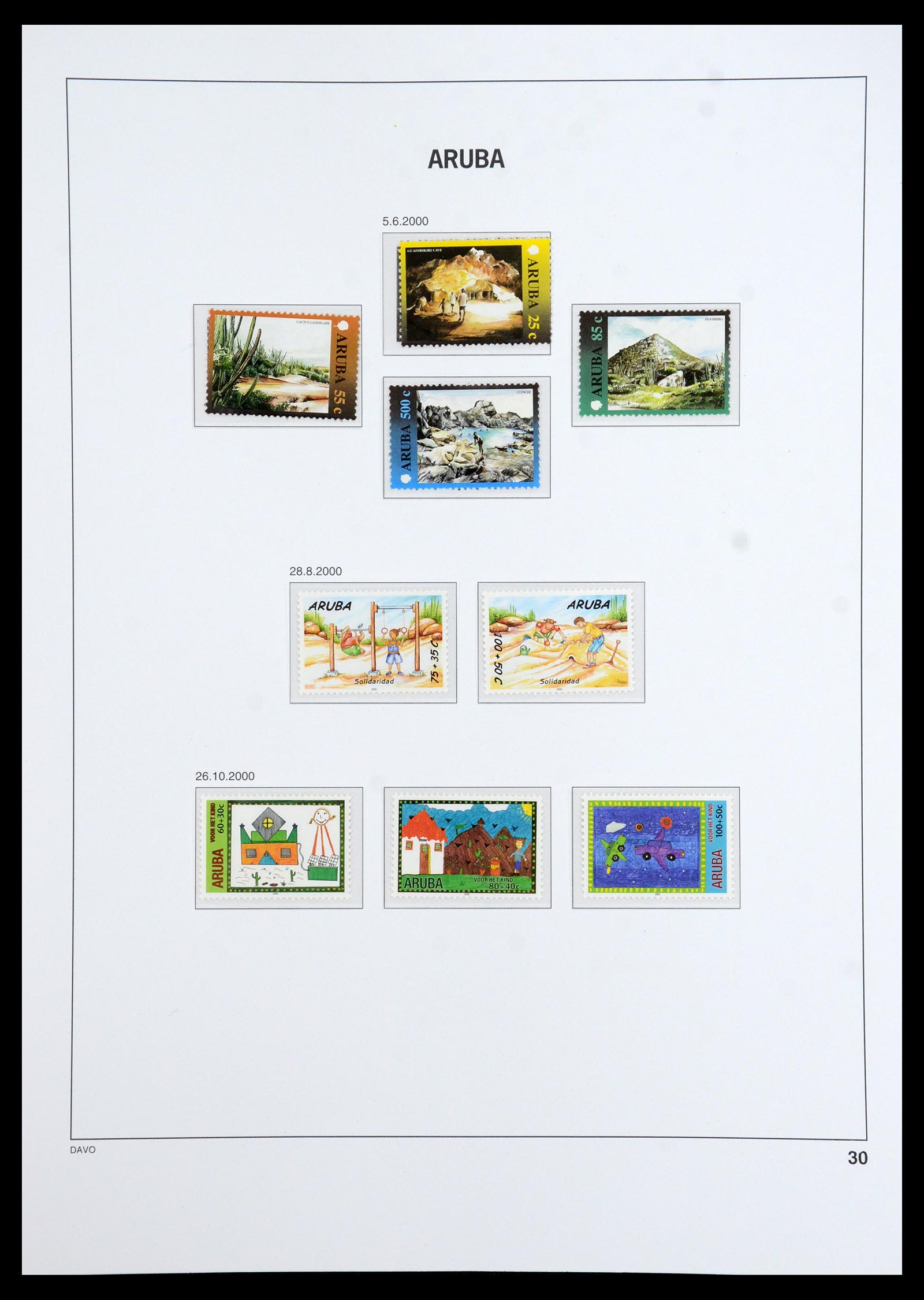 36369 032 - Postzegelverzameling 36369 Aruba 1986-2009.