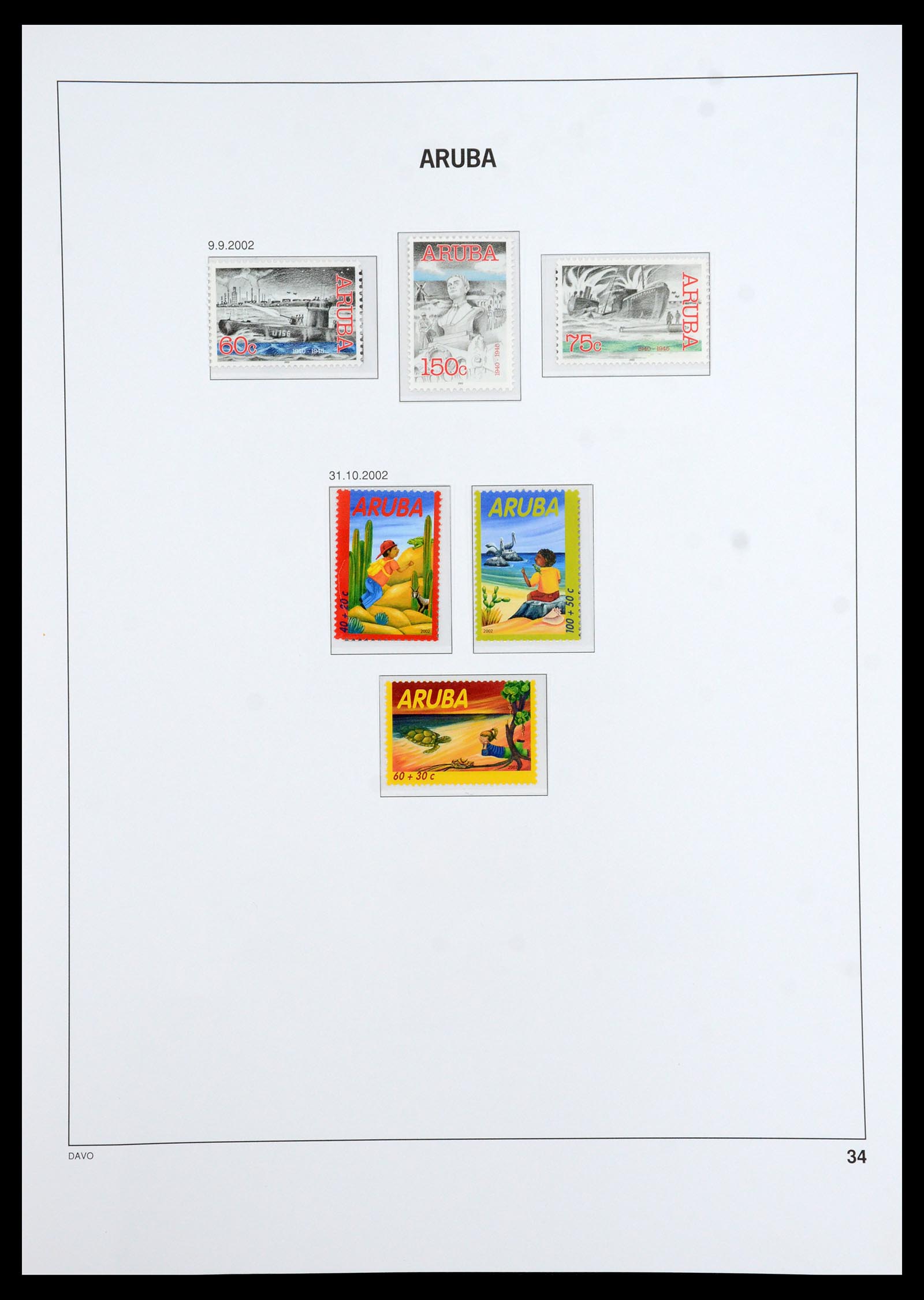 36369 036 - Postzegelverzameling 36369 Aruba 1986-2009.