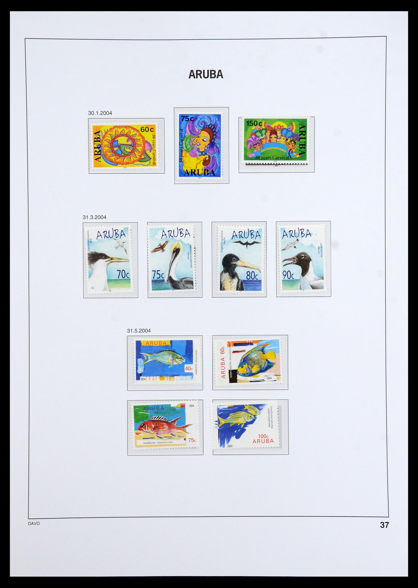 36369 039 - Postzegelverzameling 36369 Aruba 1986-2009.