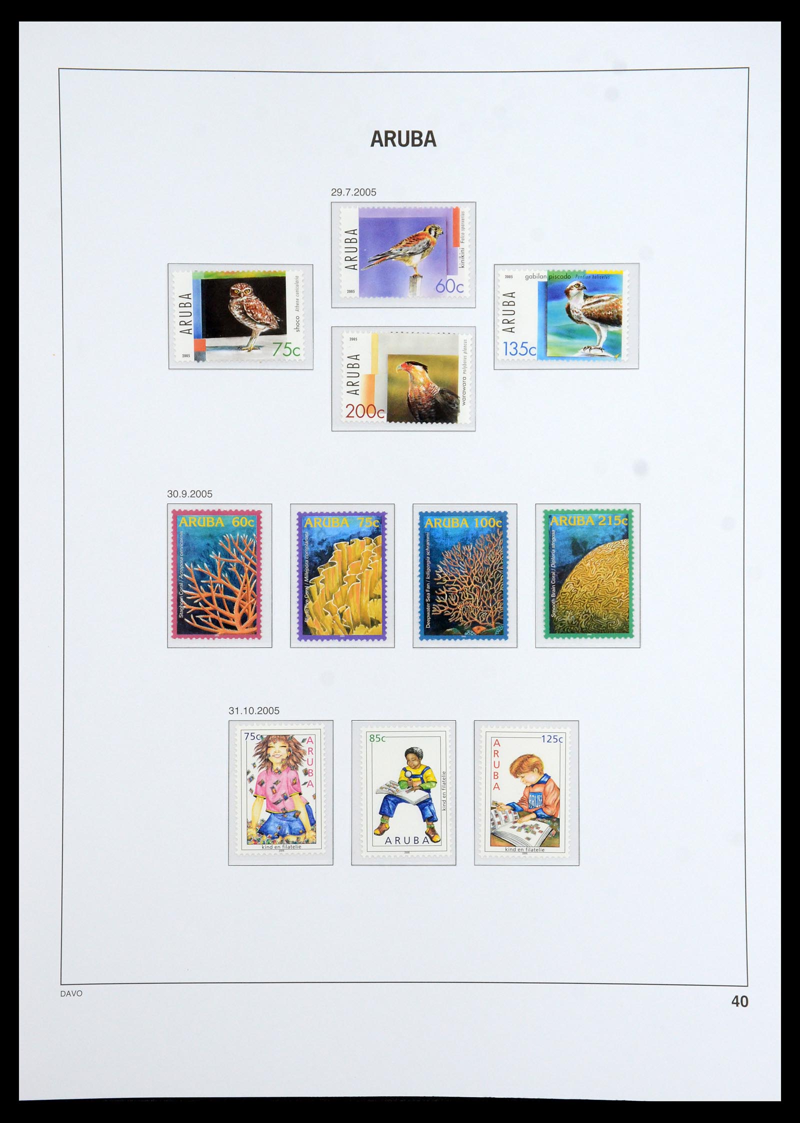 36369 042 - Postzegelverzameling 36369 Aruba 1986-2009.