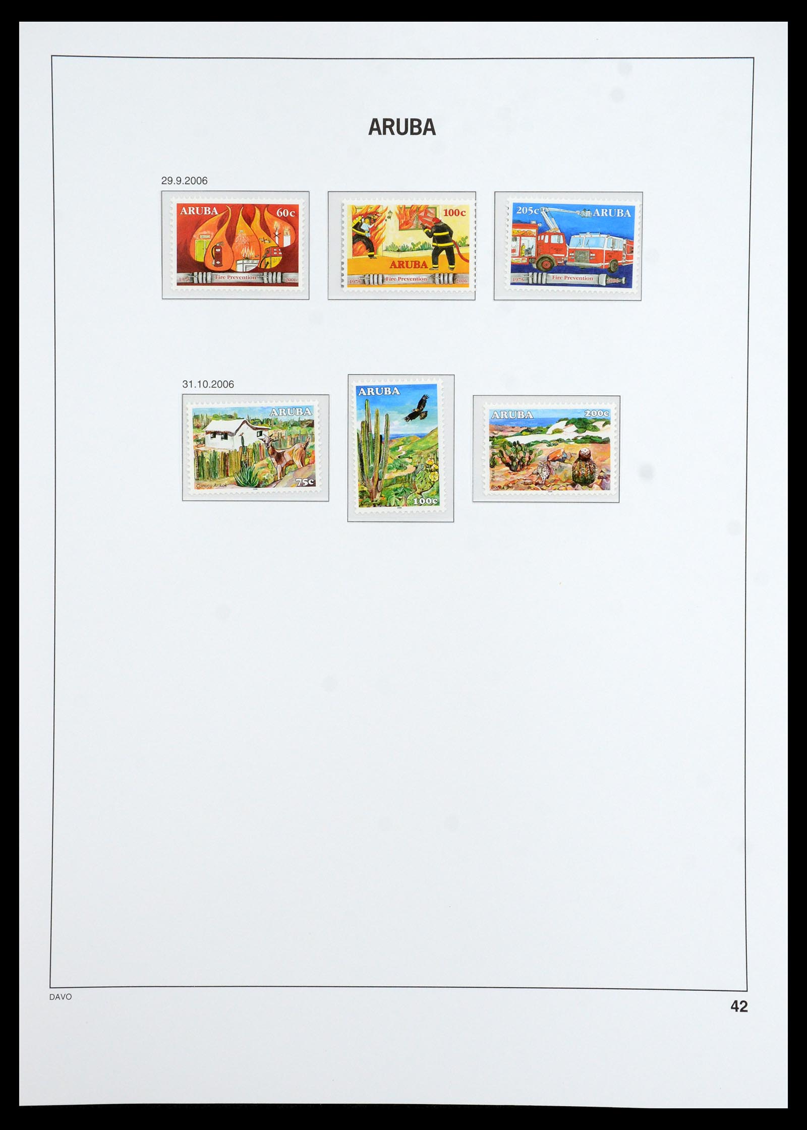 36369 045 - Postzegelverzameling 36369 Aruba 1986-2009.