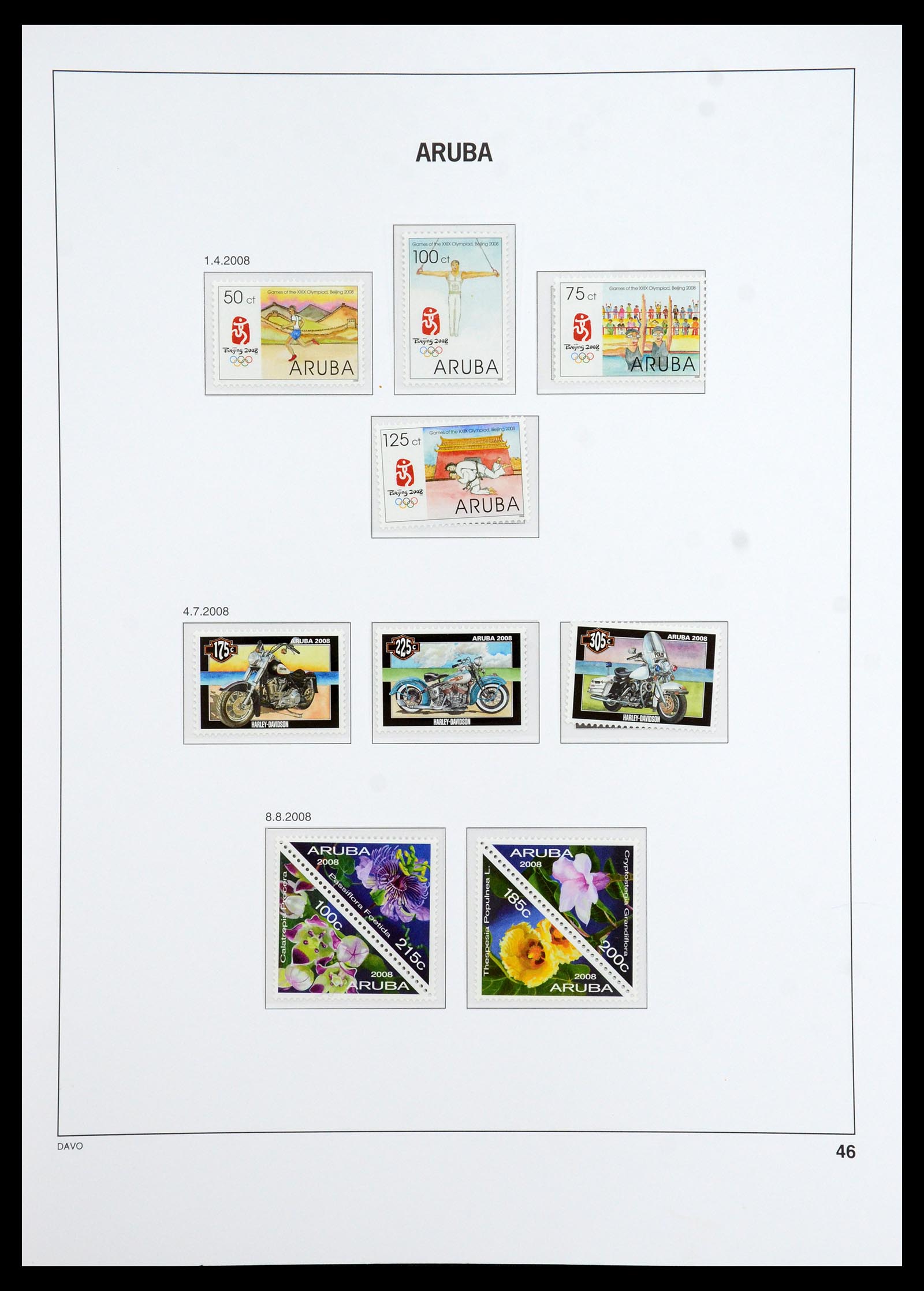 36369 051 - Postzegelverzameling 36369 Aruba 1986-2009.