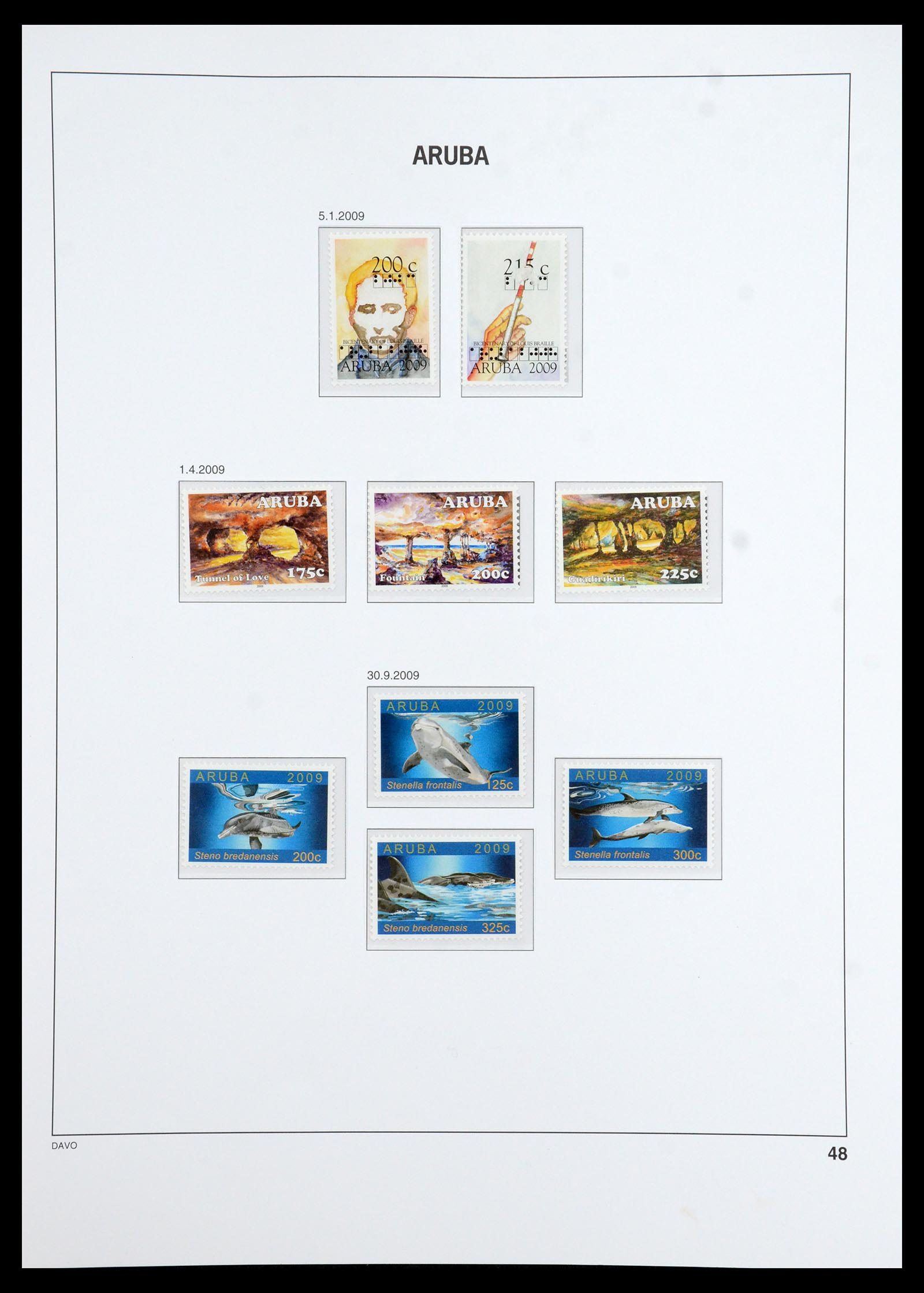 36369 054 - Postzegelverzameling 36369 Aruba 1986-2009.
