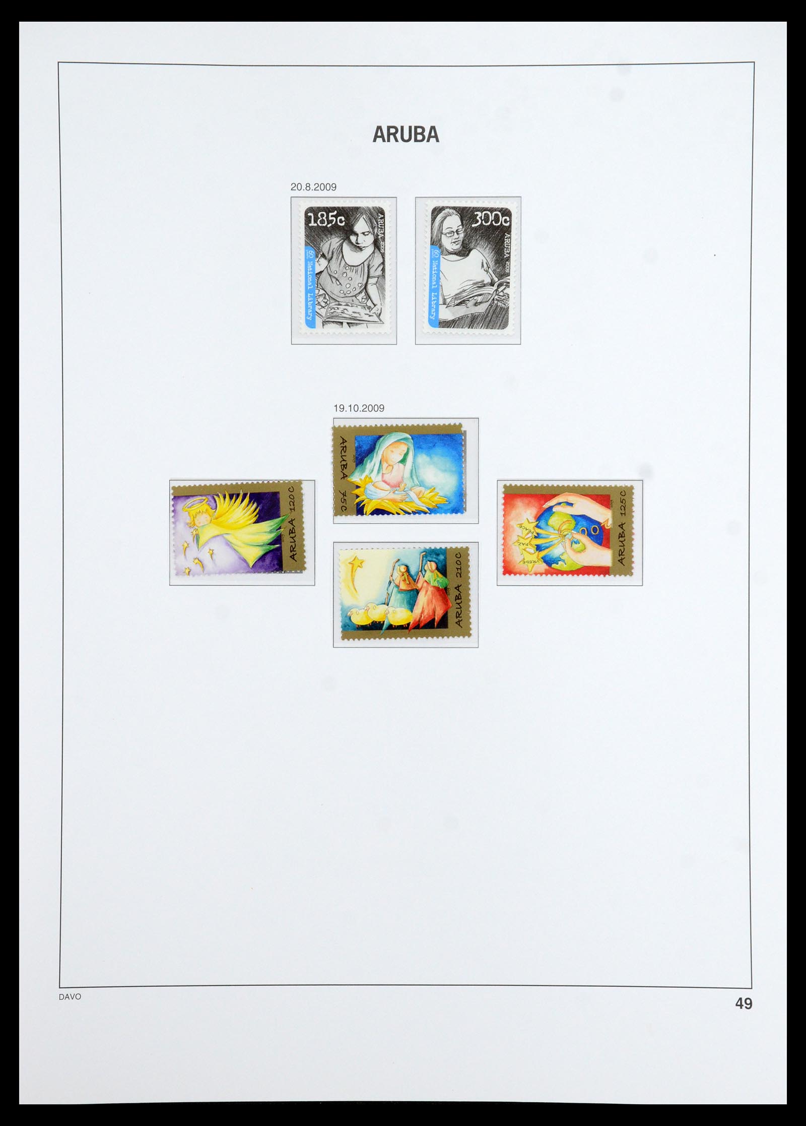 36369 055 - Postzegelverzameling 36369 Aruba 1986-2009.