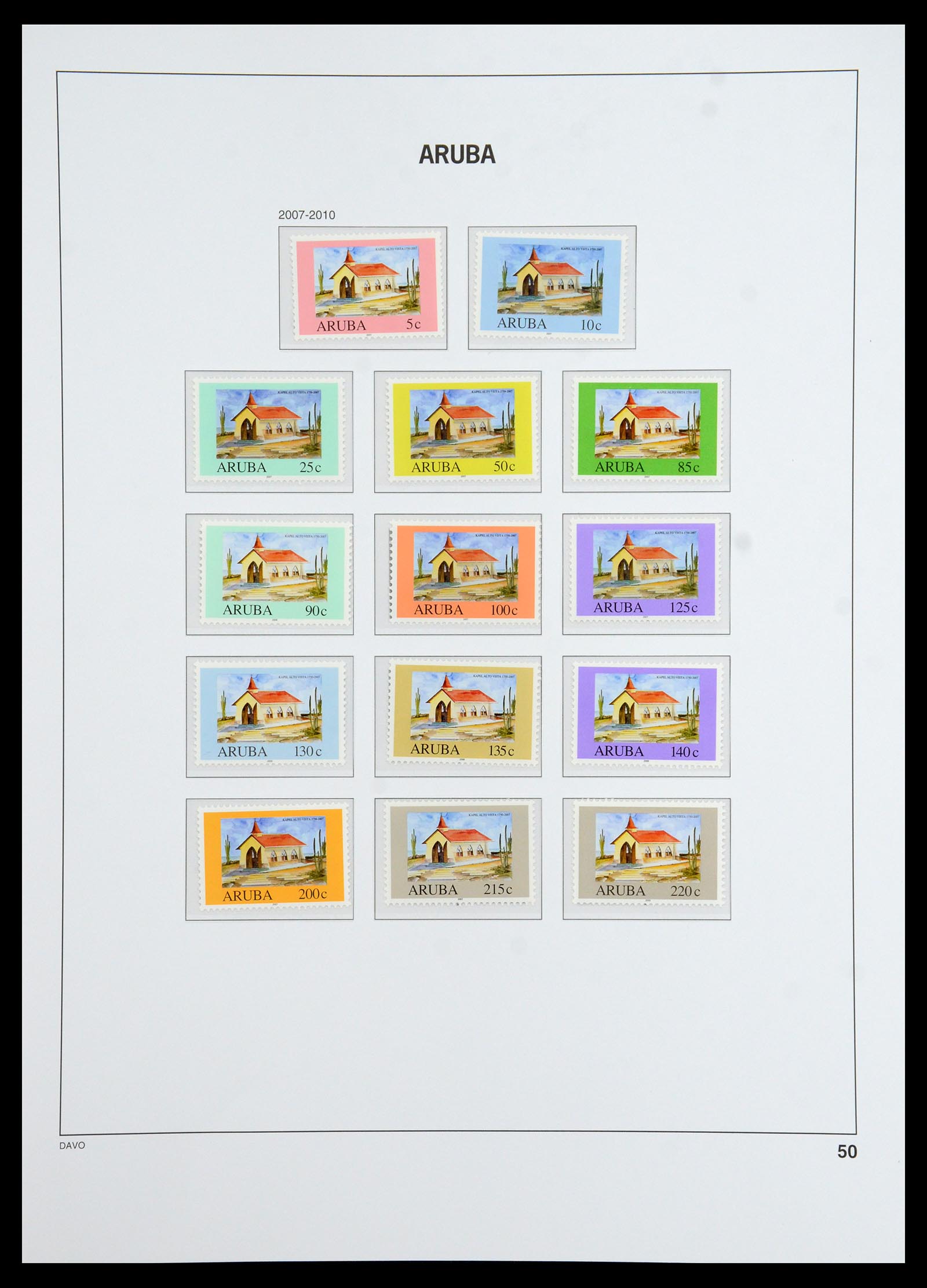 36369 058 - Postzegelverzameling 36369 Aruba 1986-2009.