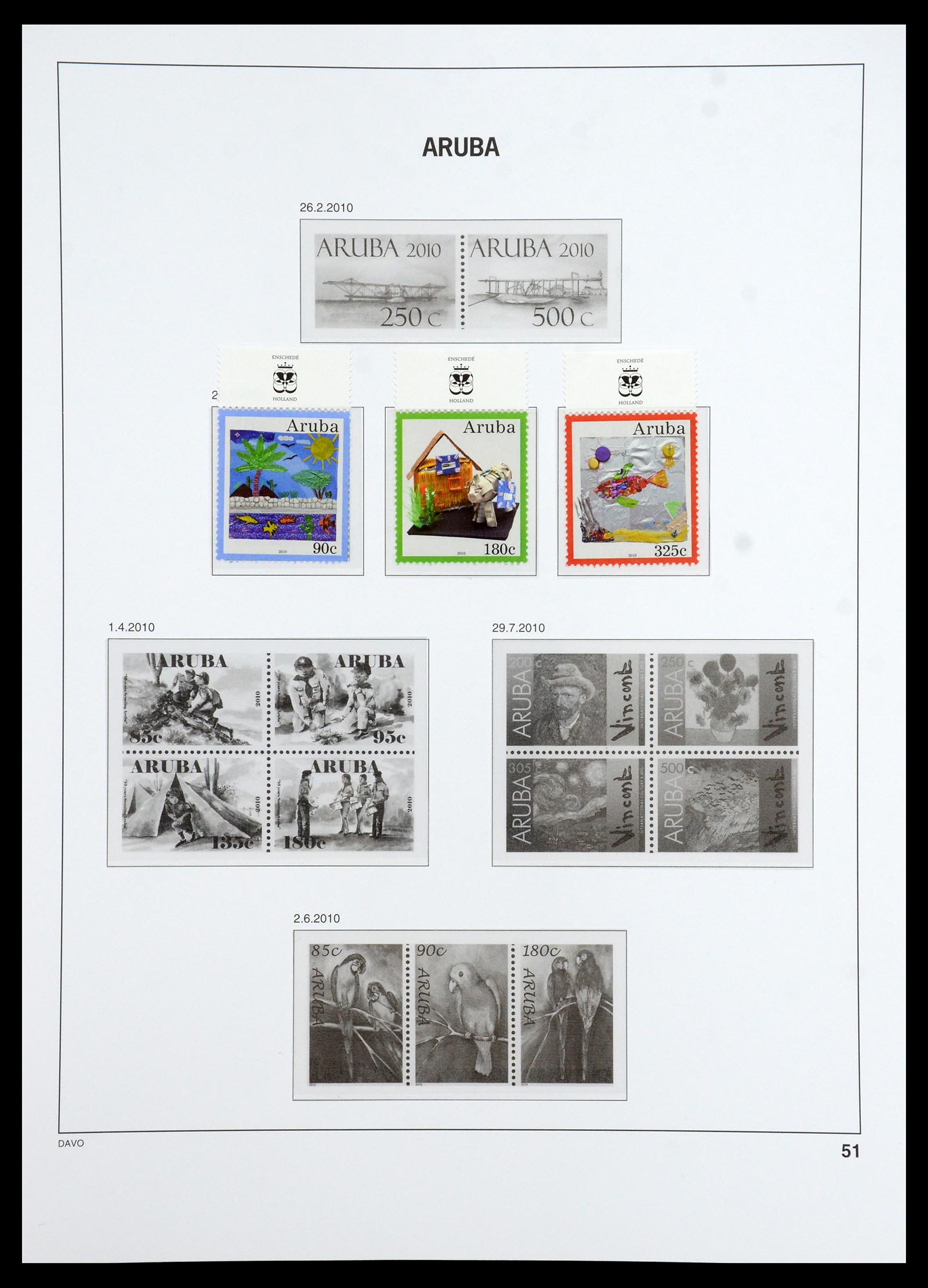 36369 059 - Postzegelverzameling 36369 Aruba 1986-2009.