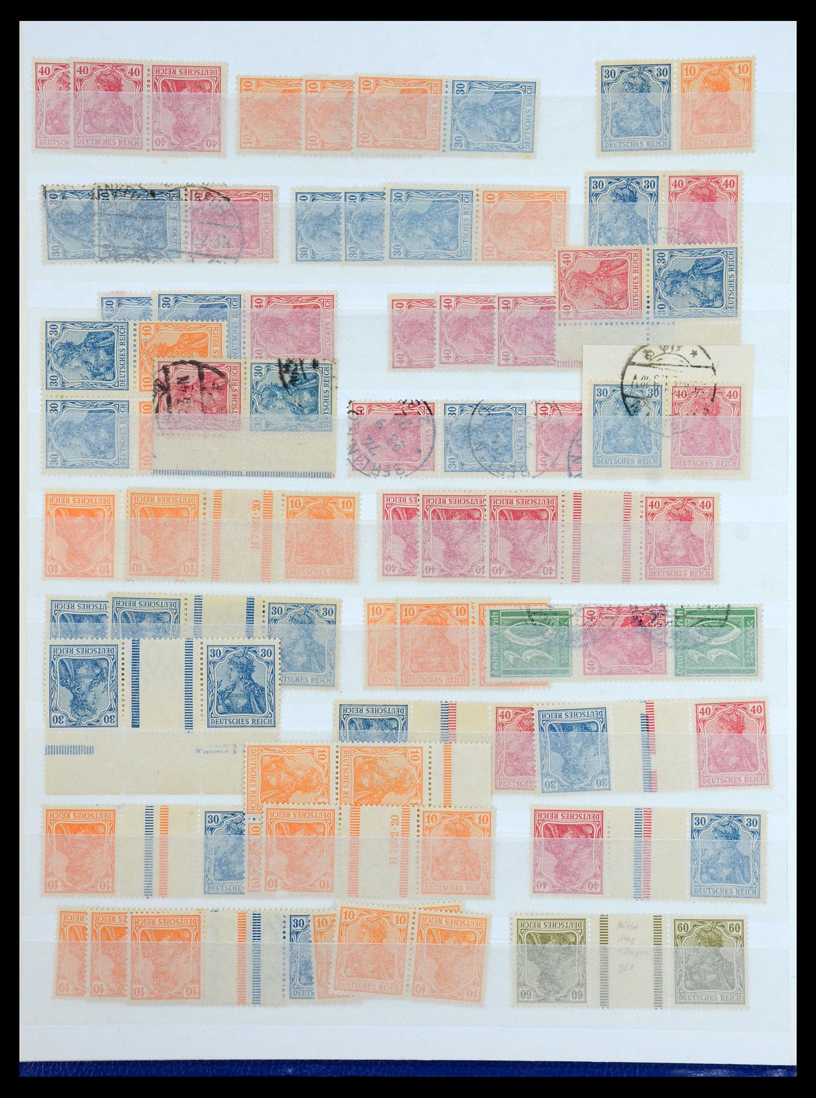 36370 002 - Stamp collection 36370 Germany combinations 1910-1980.