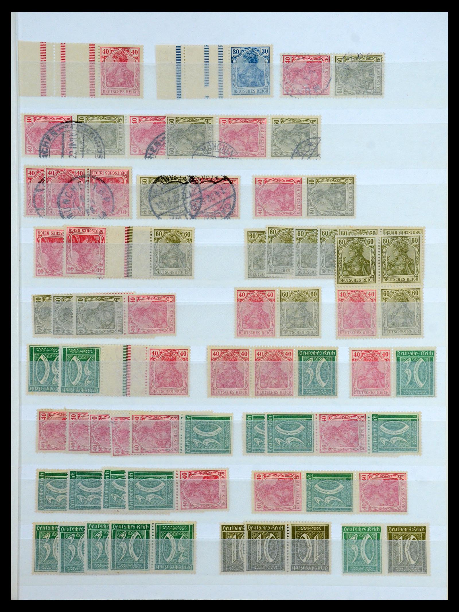 36370 003 - Stamp collection 36370 Germany combinations 1910-1980.