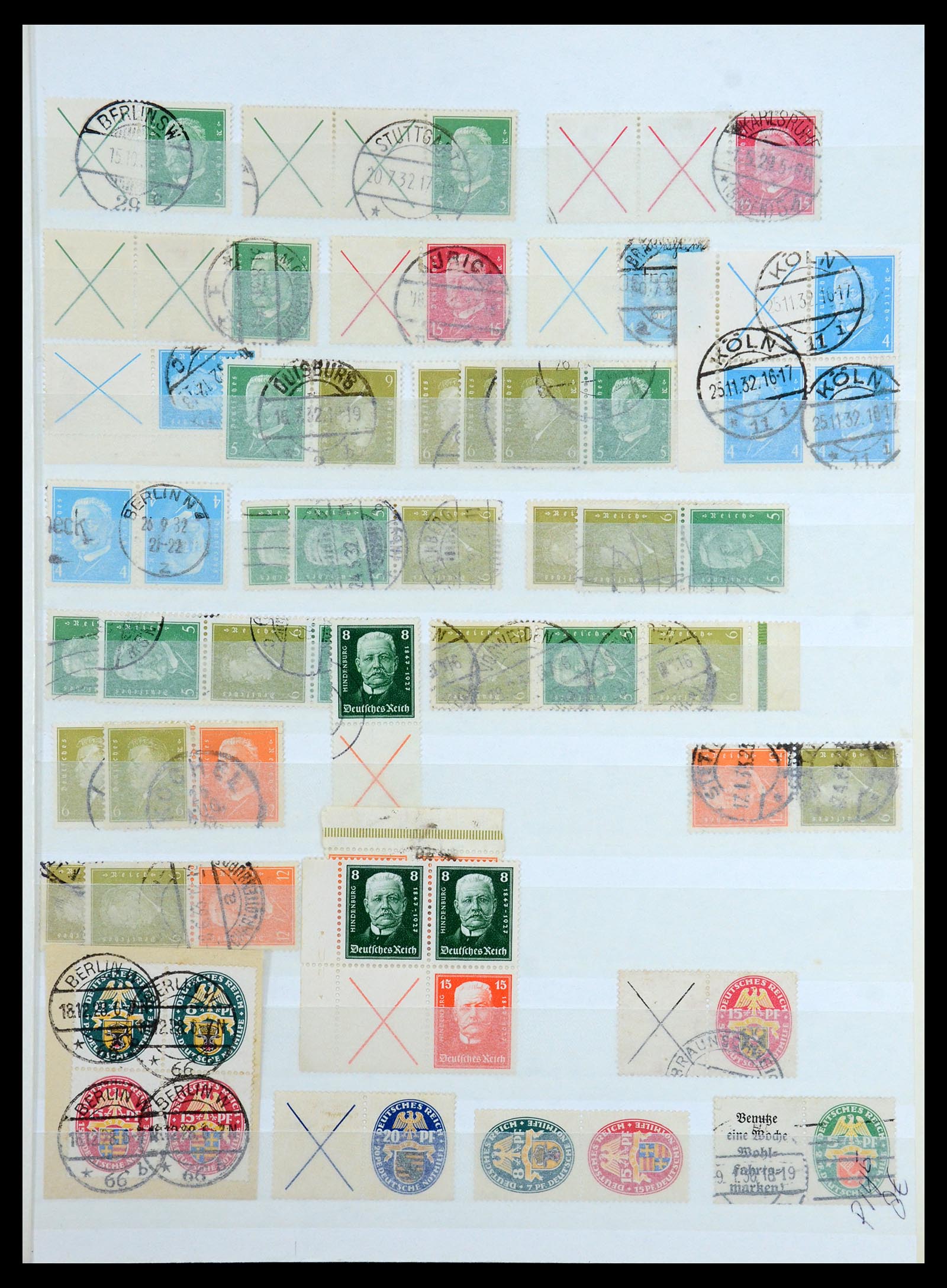 36370 005 - Postzegelverzameling 36370 Duitsland combinaties 1910-1980.