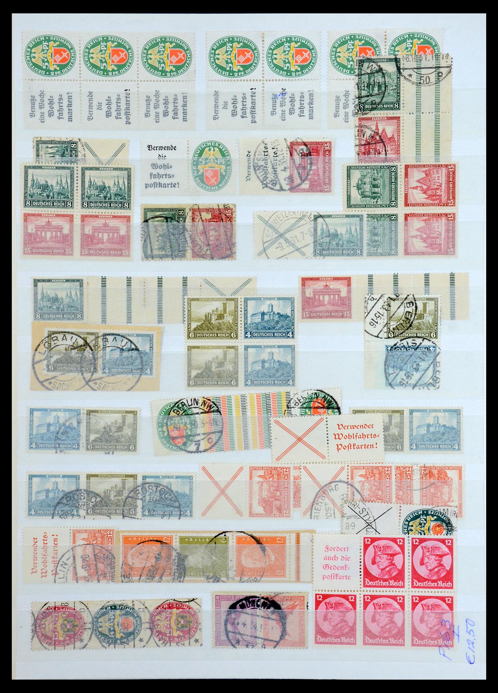 36370 006 - Postzegelverzameling 36370 Duitsland combinaties 1910-1980.
