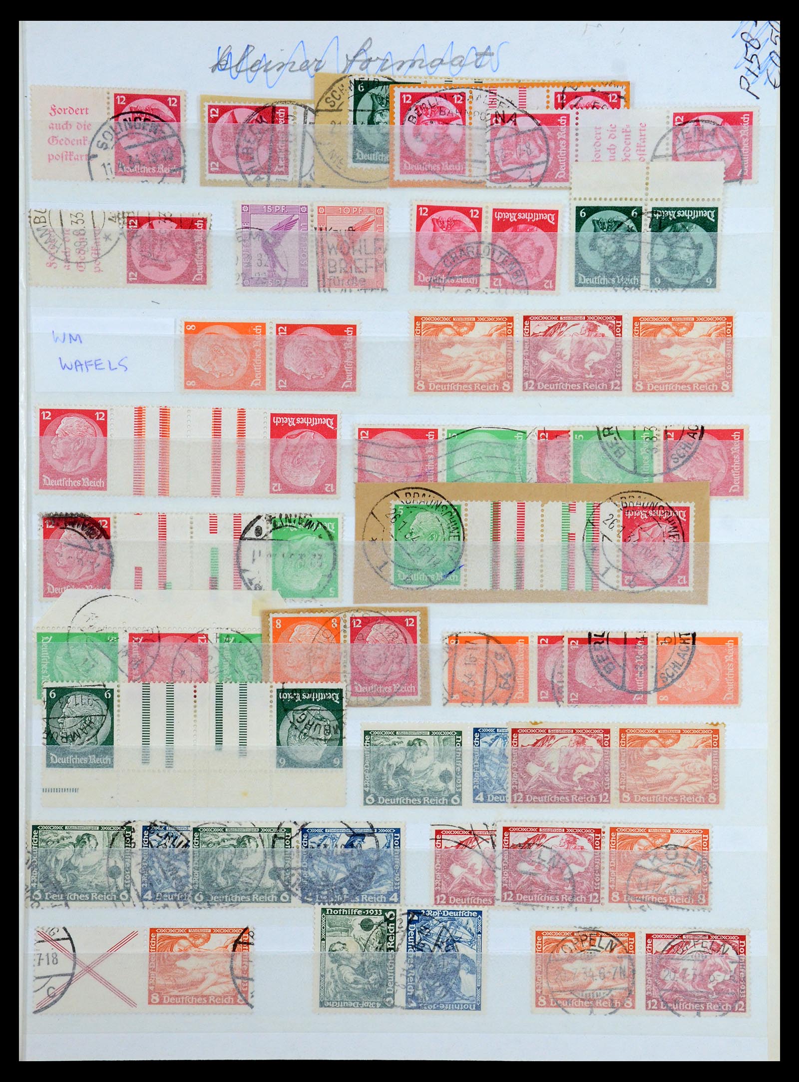 36370 007 - Stamp collection 36370 Germany combinations 1910-1980.