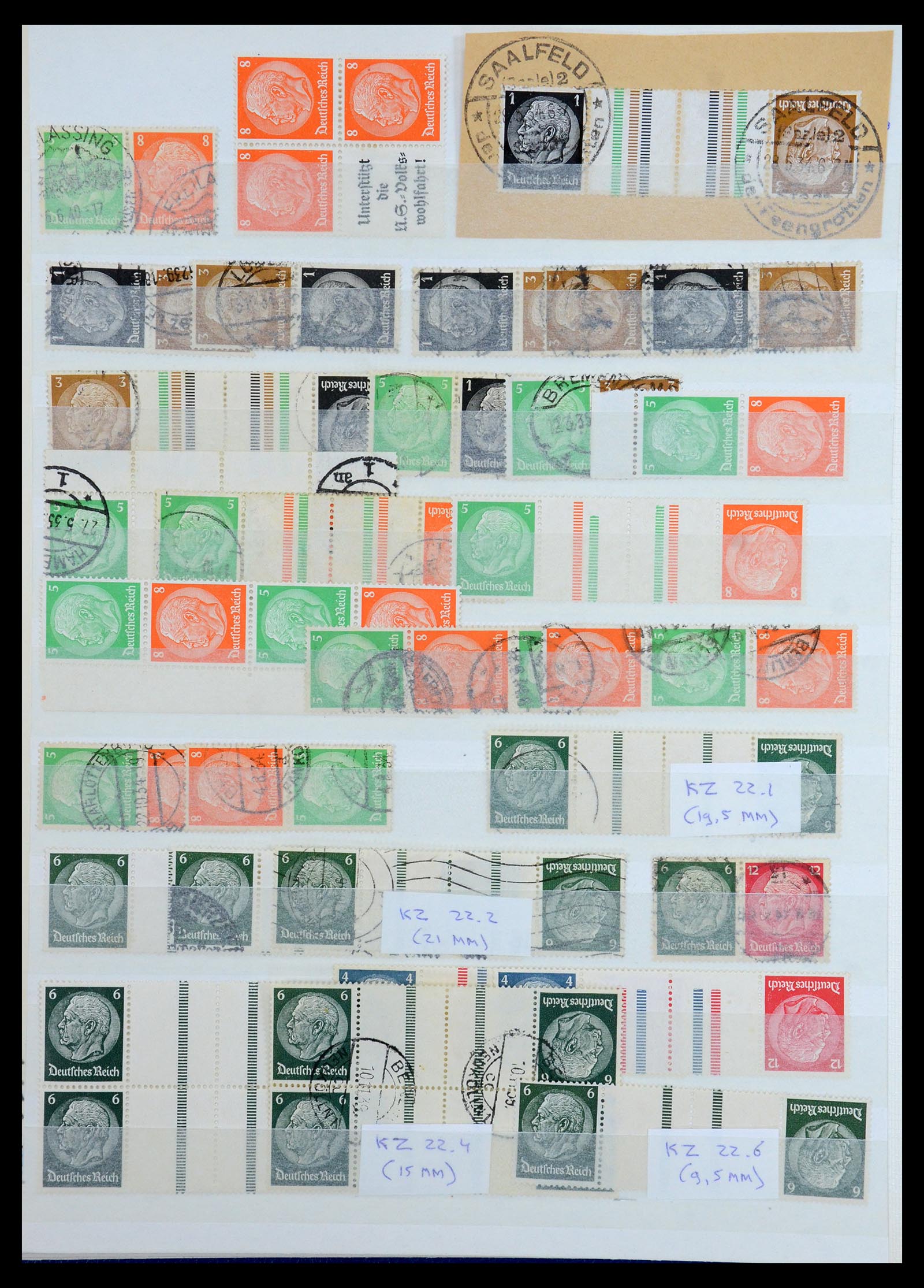 36370 008 - Stamp collection 36370 Germany combinations 1910-1980.