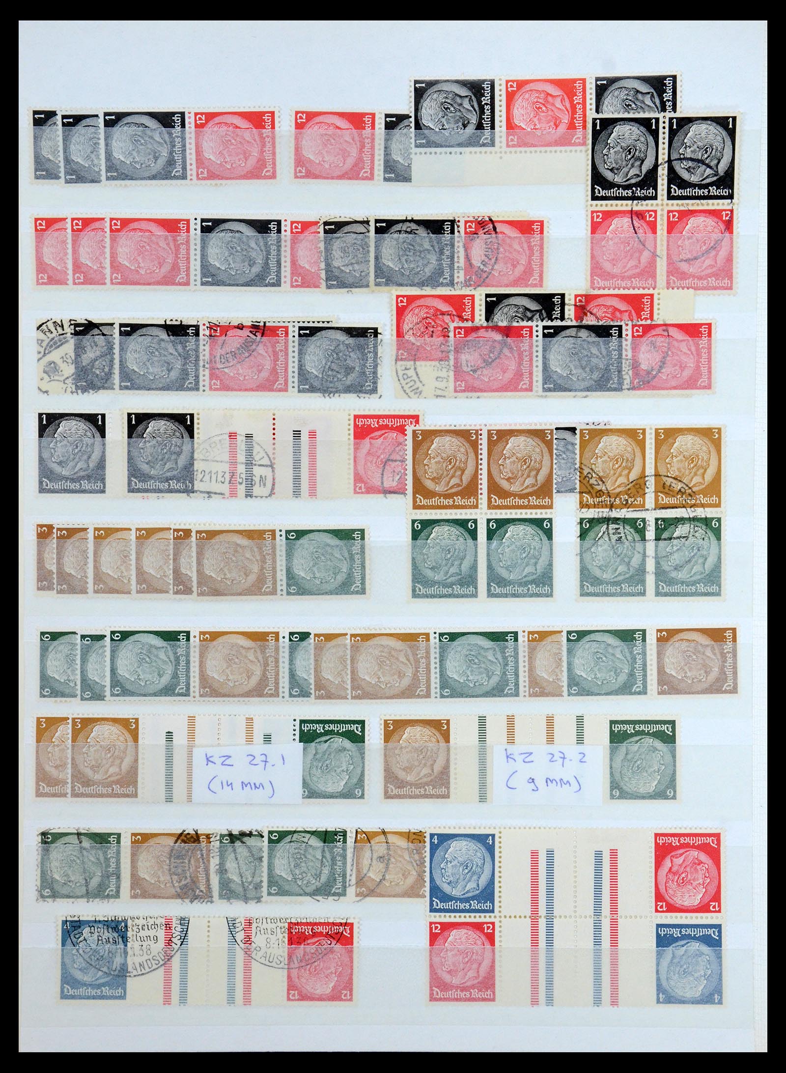36370 010 - Postzegelverzameling 36370 Duitsland combinaties 1910-1980.