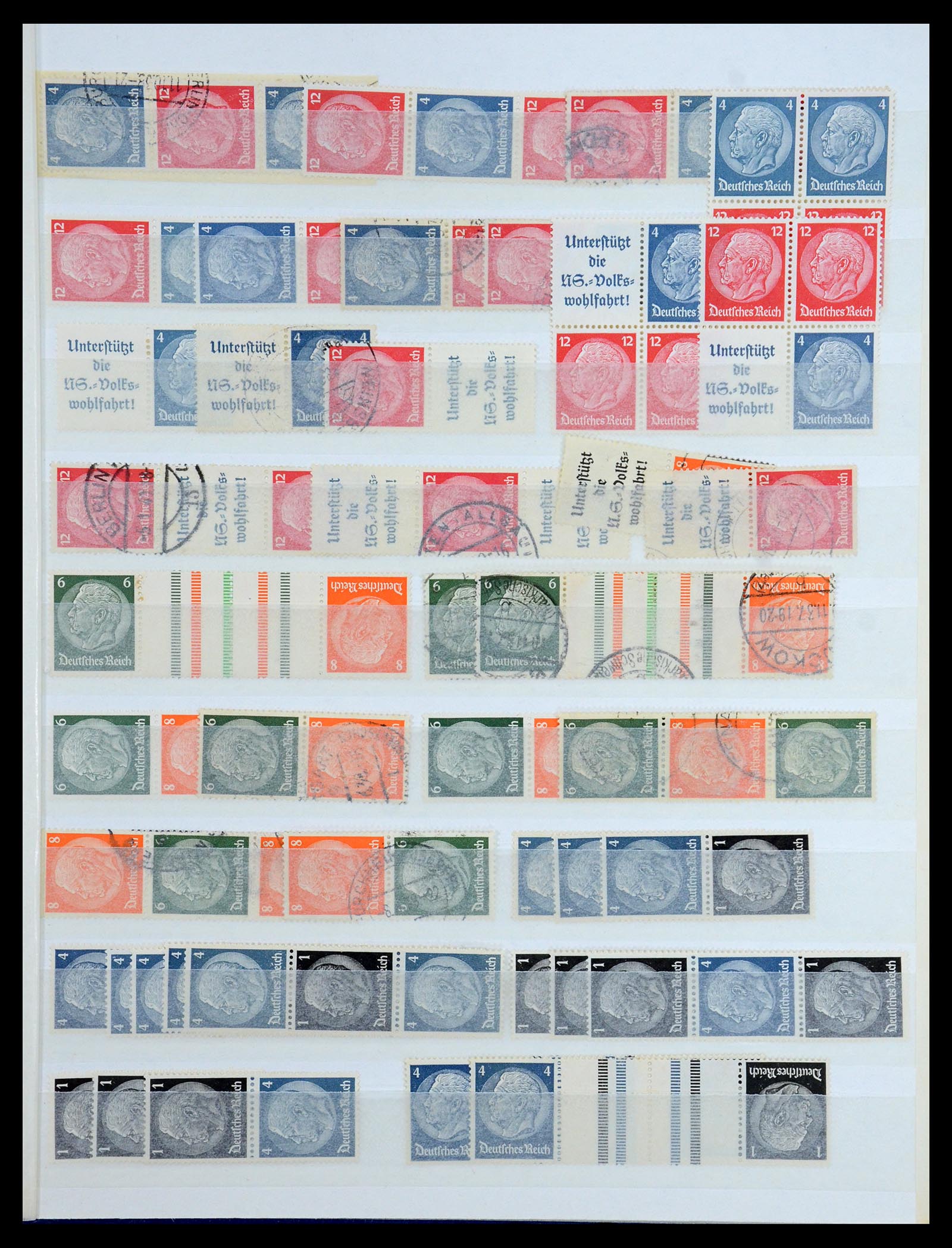 36370 011 - Postzegelverzameling 36370 Duitsland combinaties 1910-1980.