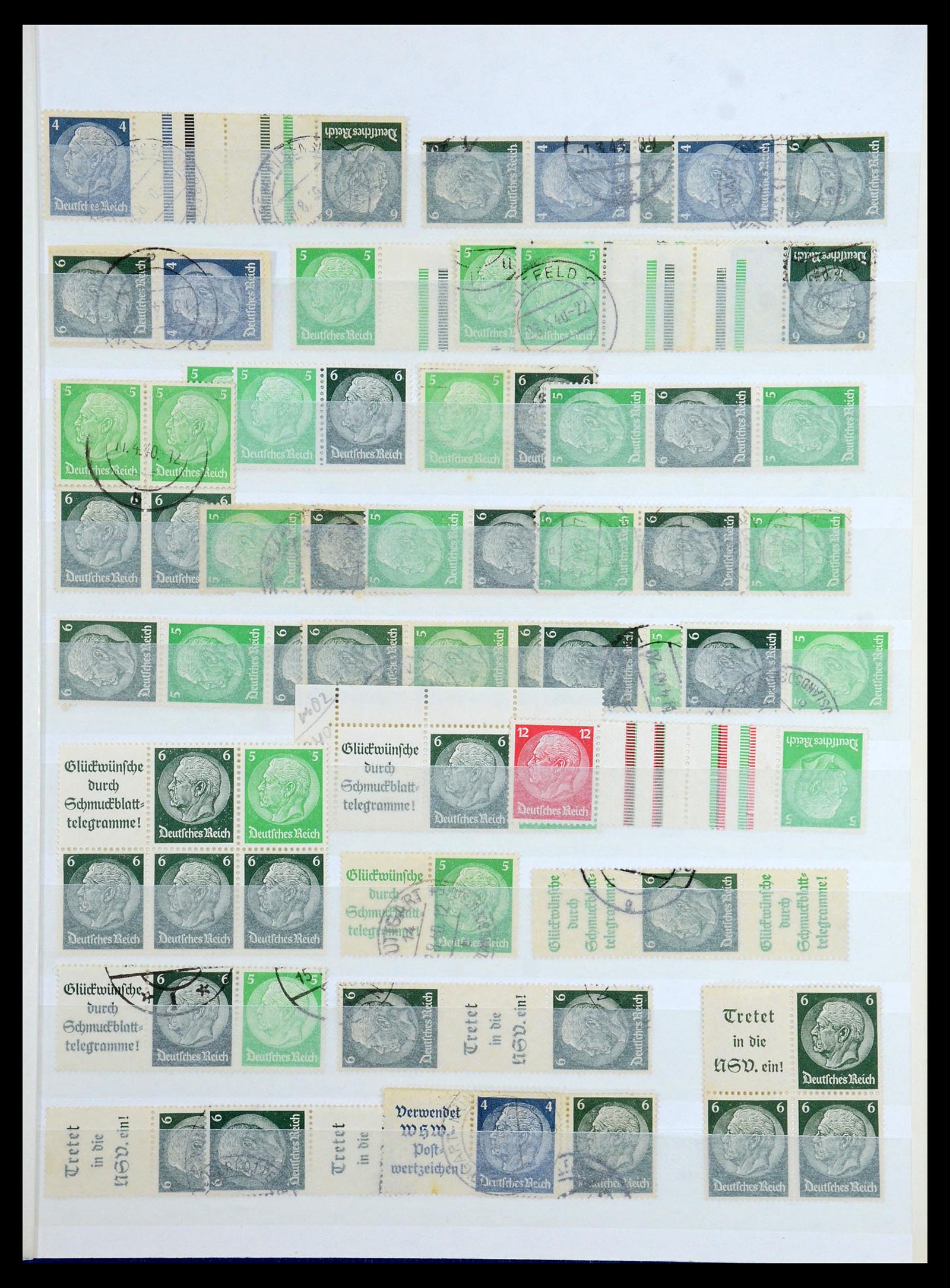 36370 013 - Stamp collection 36370 Germany combinations 1910-1980.