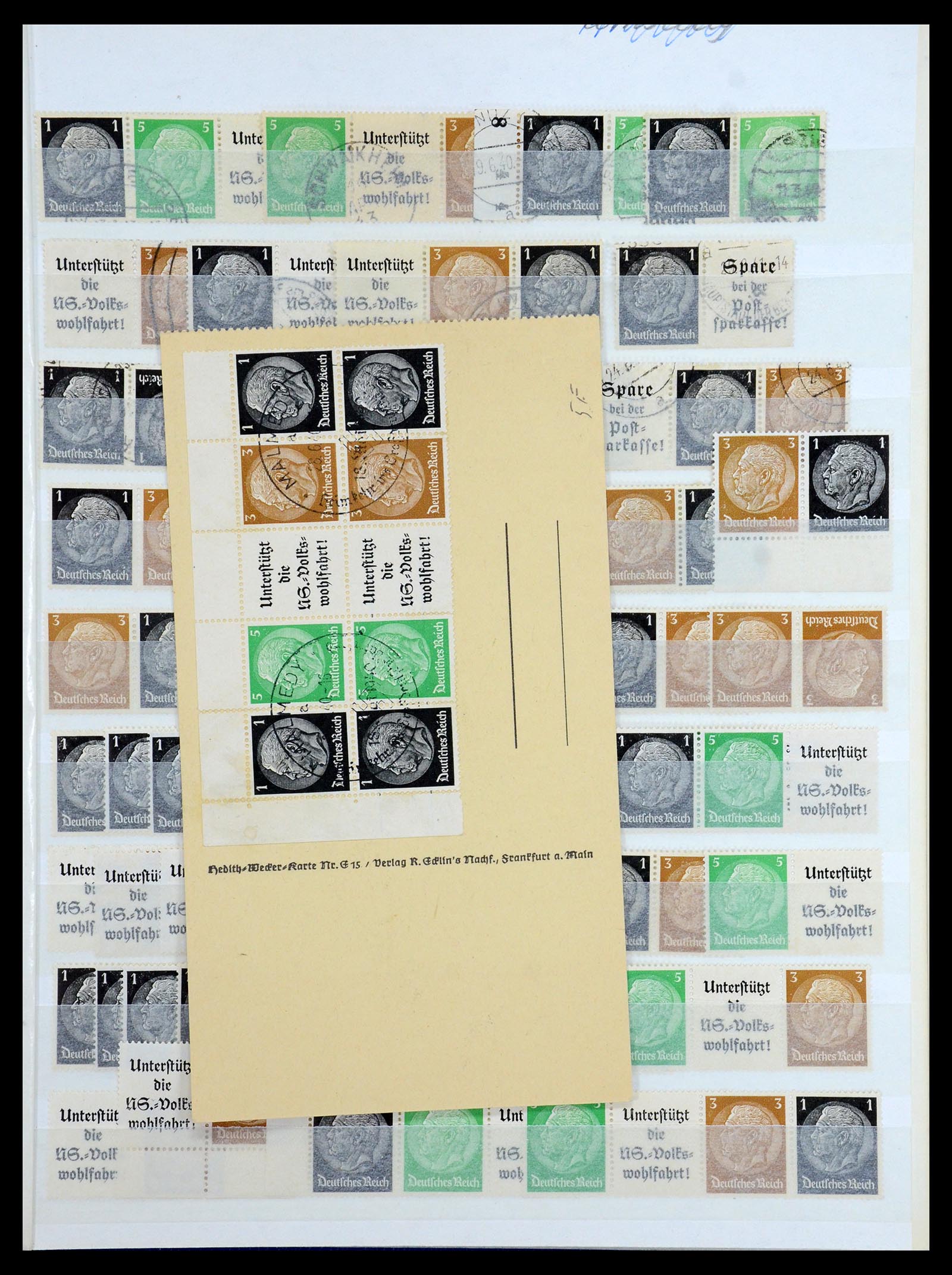 36370 015 - Postzegelverzameling 36370 Duitsland combinaties 1910-1980.
