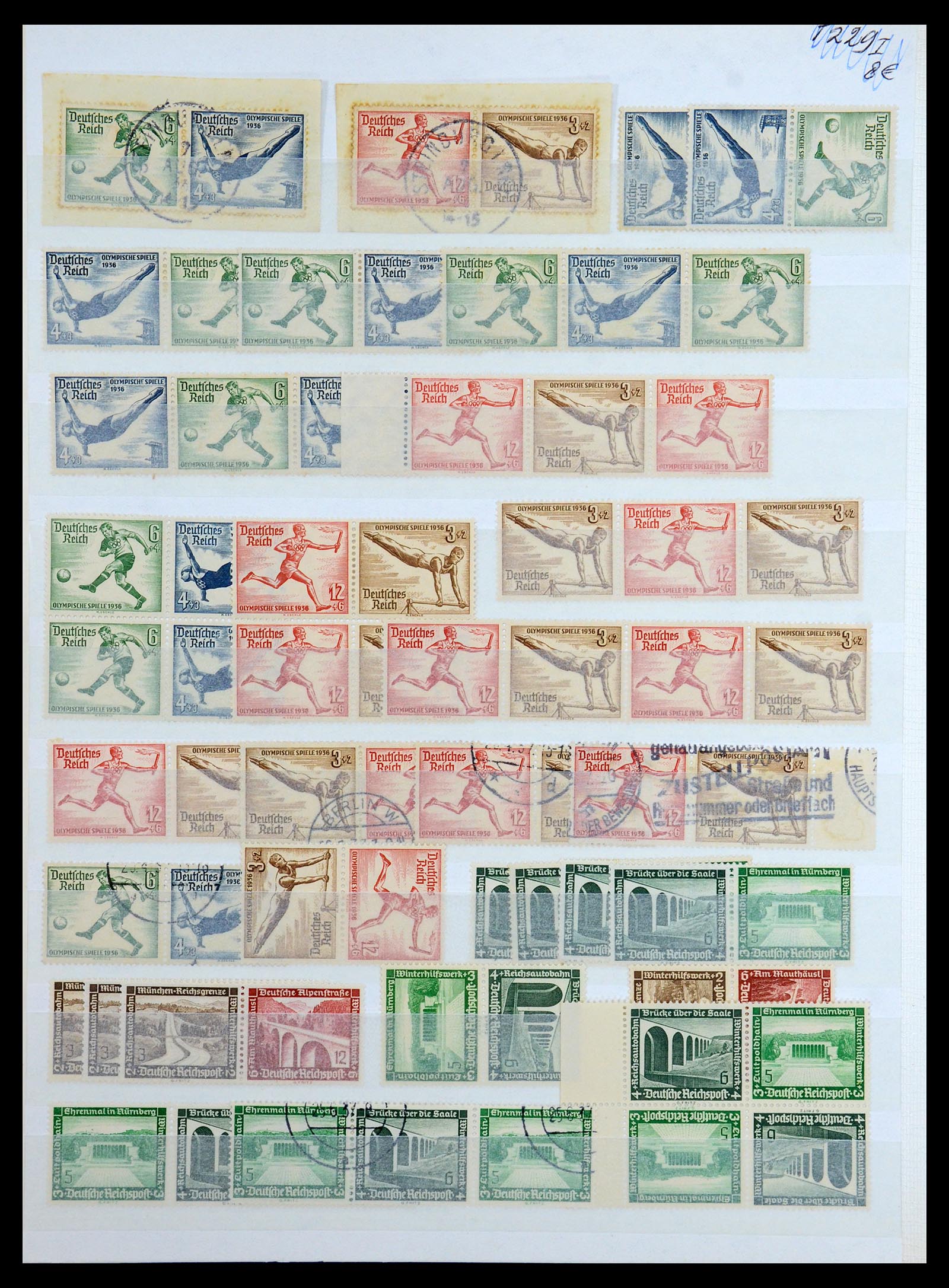 36370 019 - Stamp collection 36370 Germany combinations 1910-1980.
