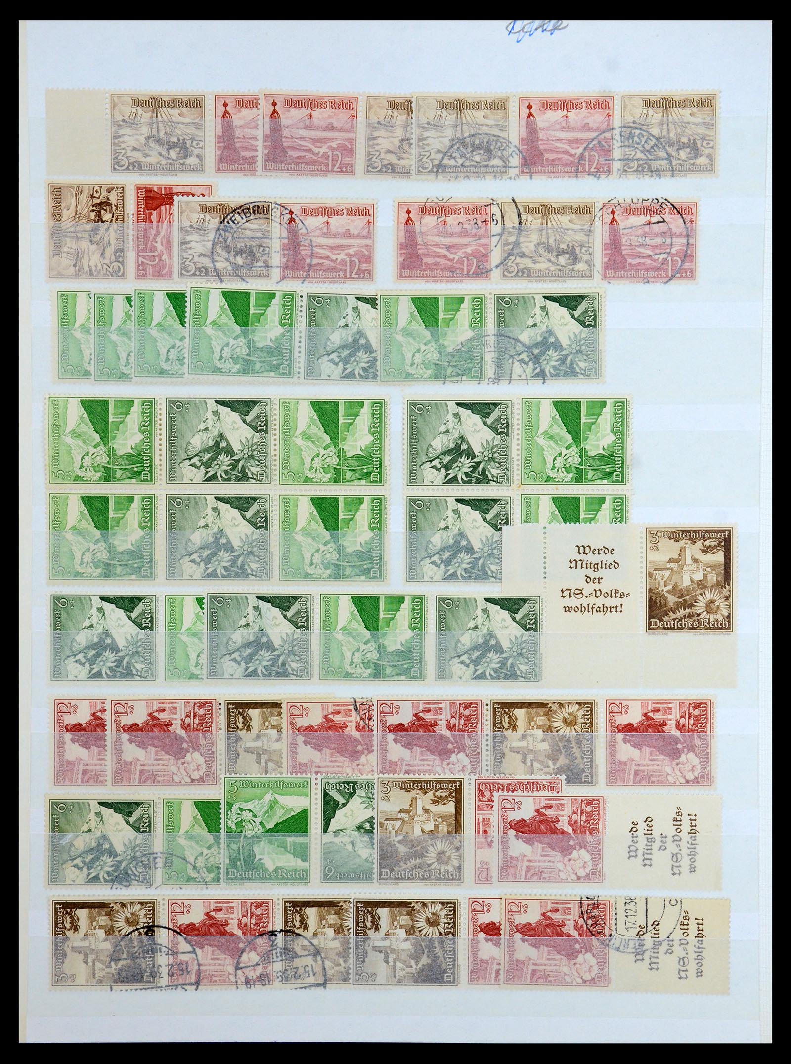 36370 021 - Postzegelverzameling 36370 Duitsland combinaties 1910-1980.