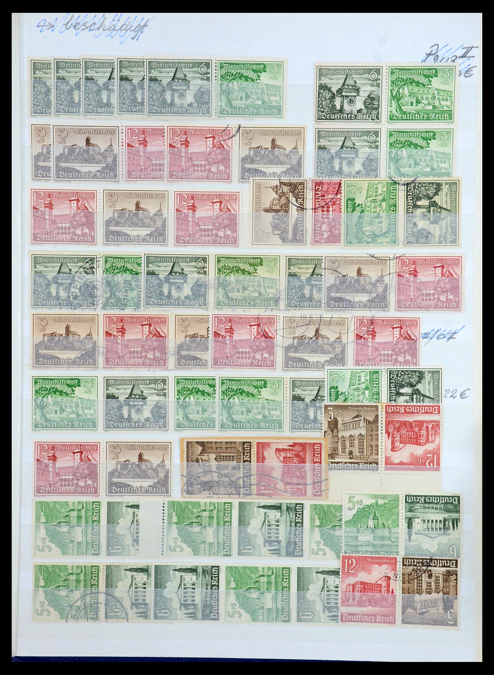 36370 022 - Stamp collection 36370 Germany combinations 1910-1980.