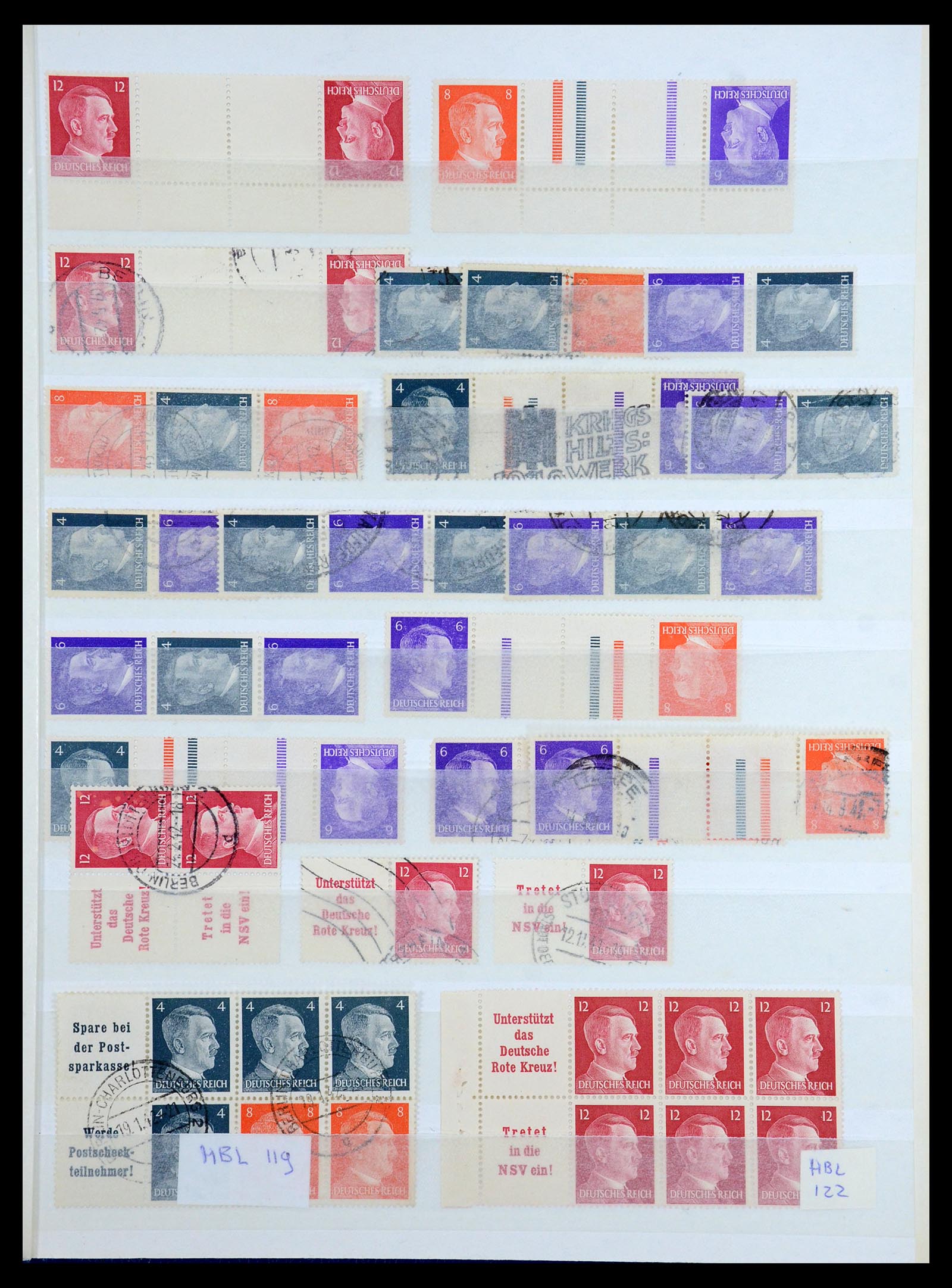 36370 024 - Stamp collection 36370 Germany combinations 1910-1980.