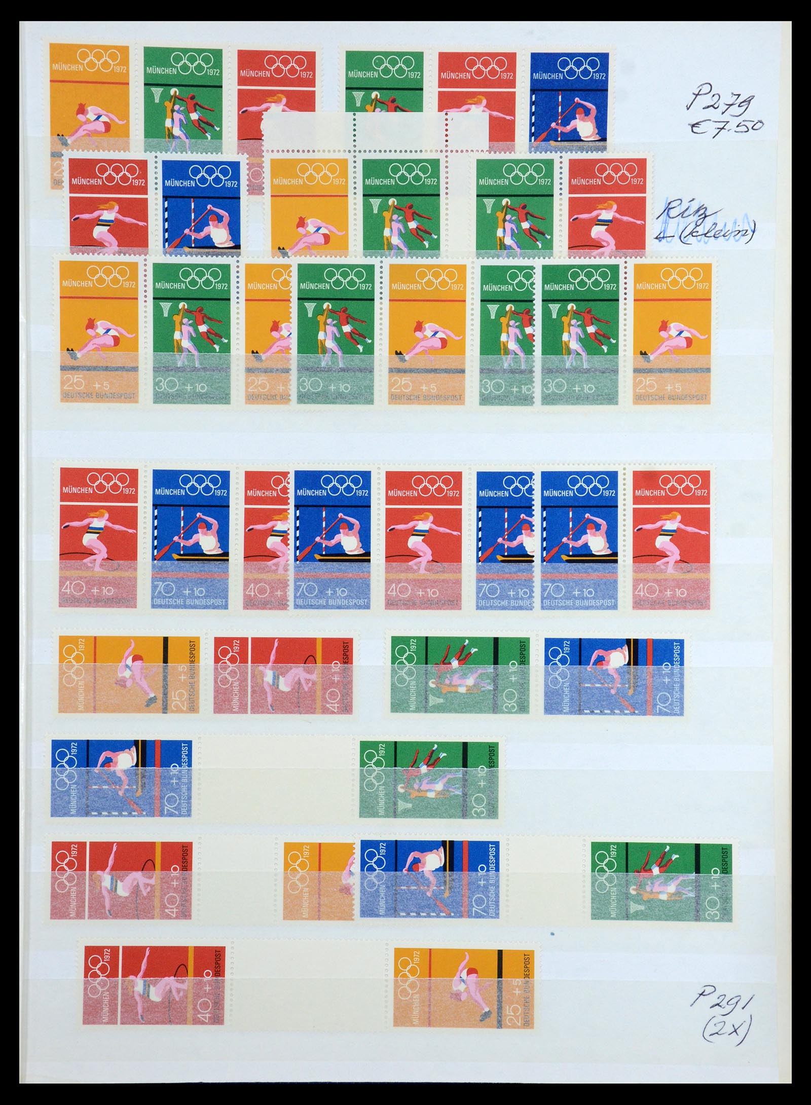 36370 030 - Postzegelverzameling 36370 Duitsland combinaties 1910-1980.