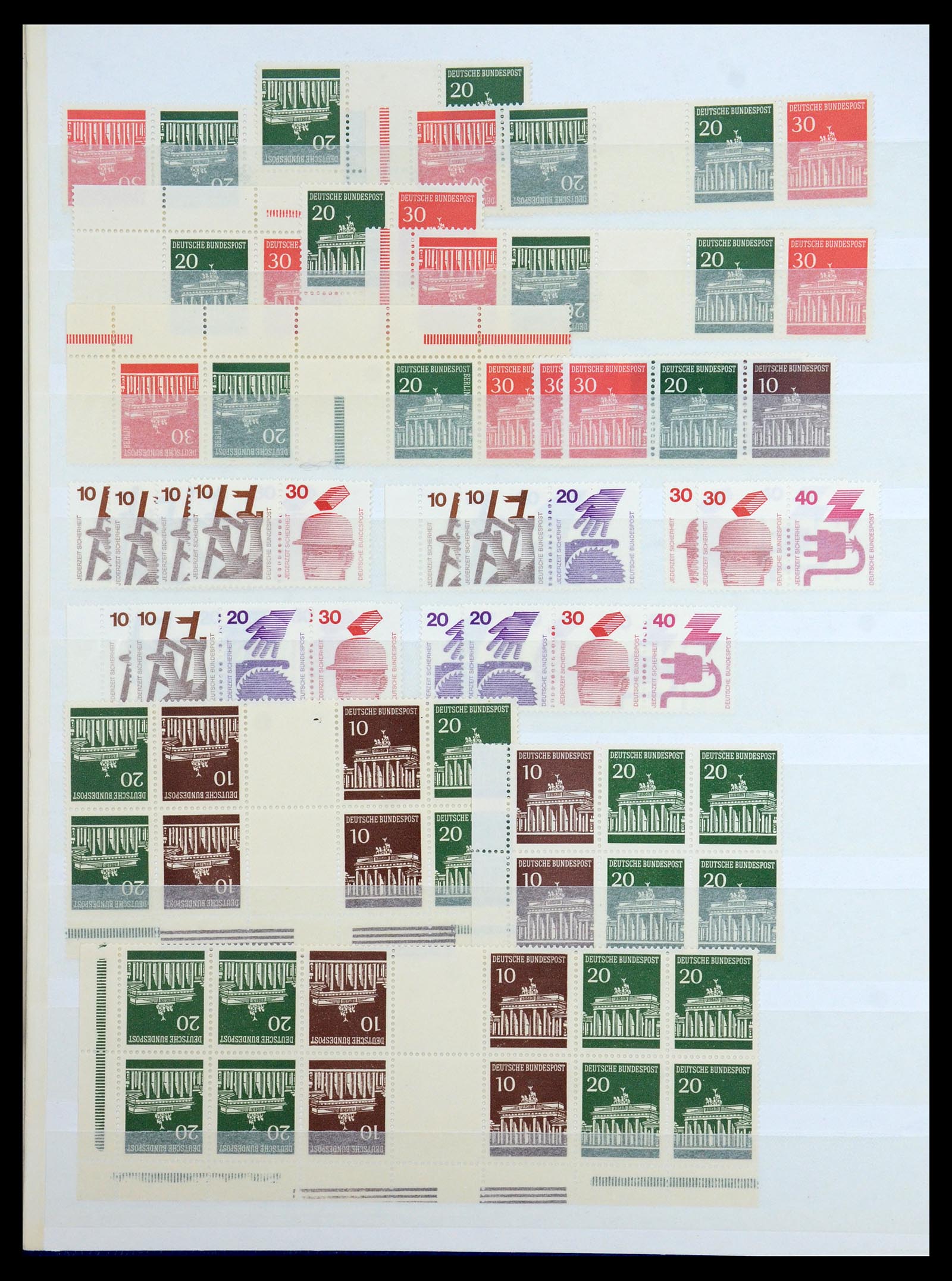 36370 031 - Stamp collection 36370 Germany combinations 1910-1980.
