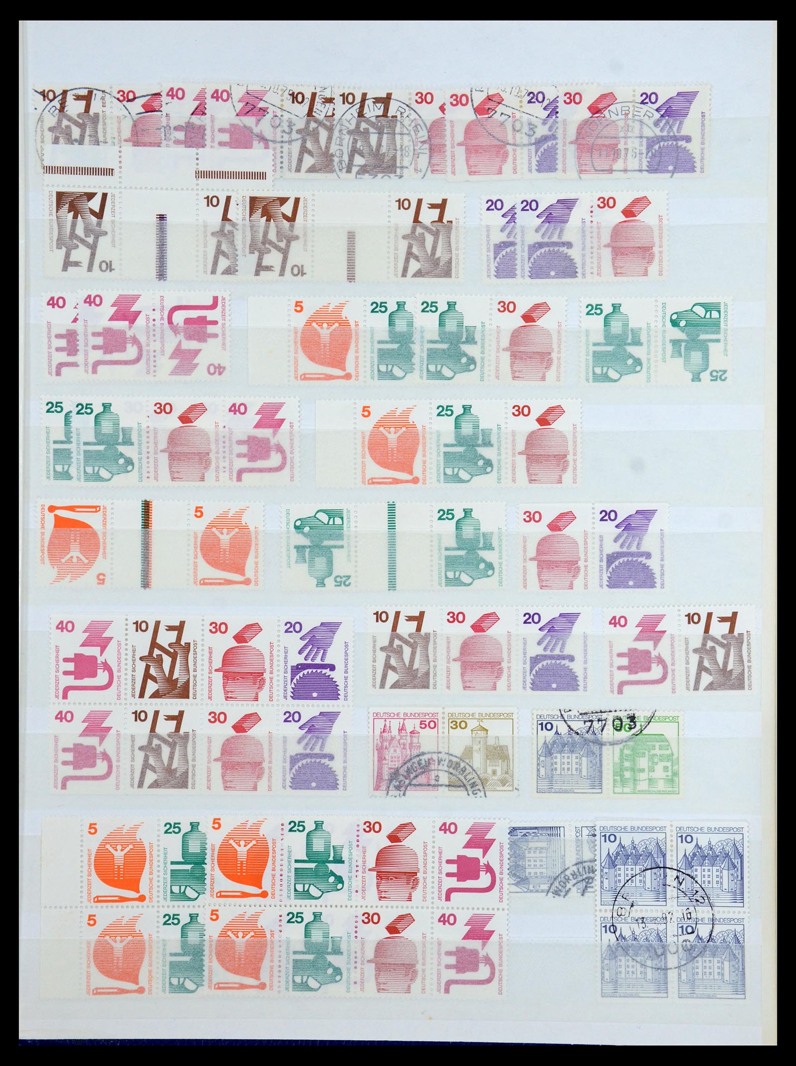36370 032 - Stamp collection 36370 Germany combinations 1910-1980.