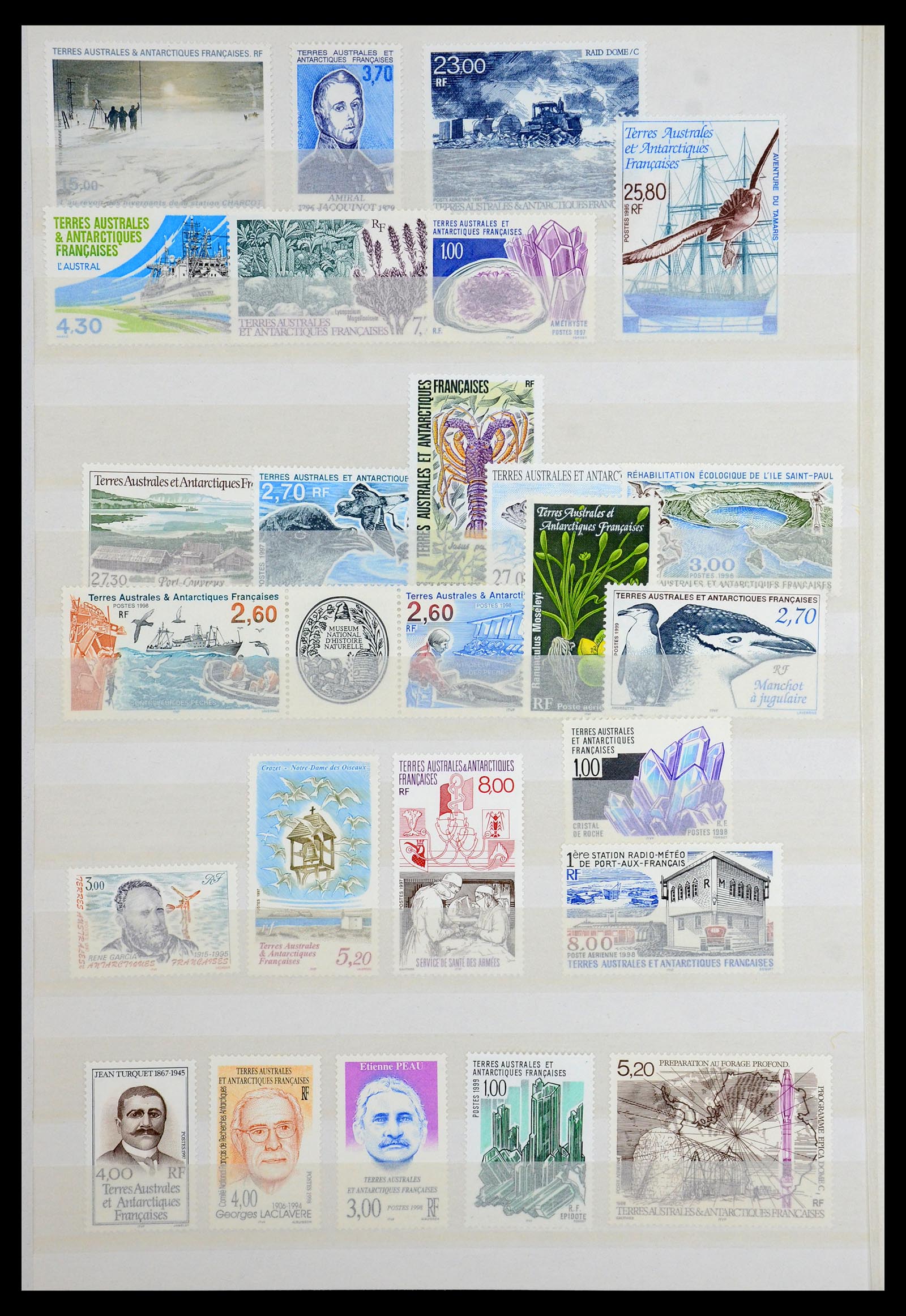 36373 008 - Postzegelverzameling 36373 Frans Antarctica 1955-2011.