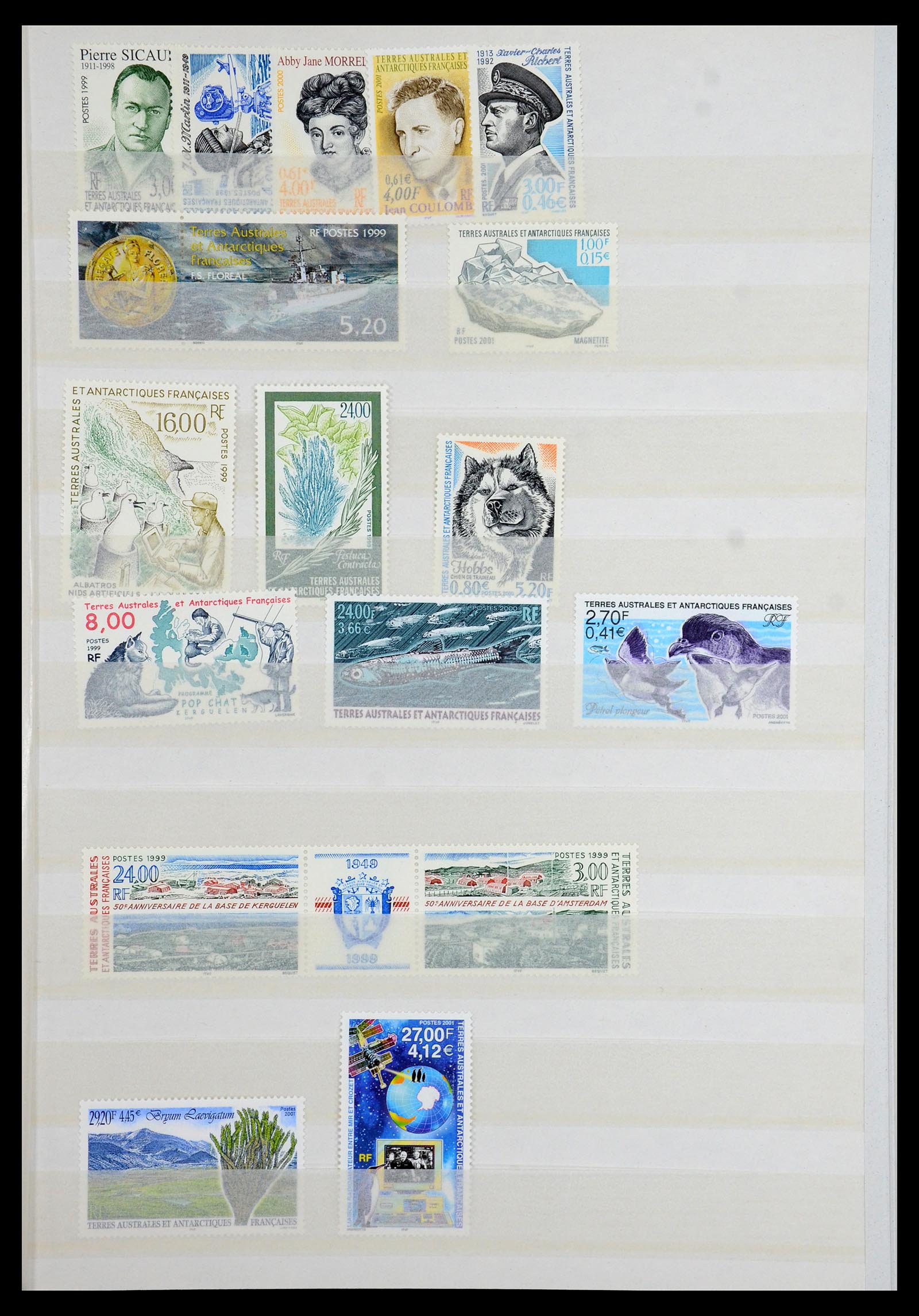 36373 009 - Postzegelverzameling 36373 Frans Antarctica 1955-2011.