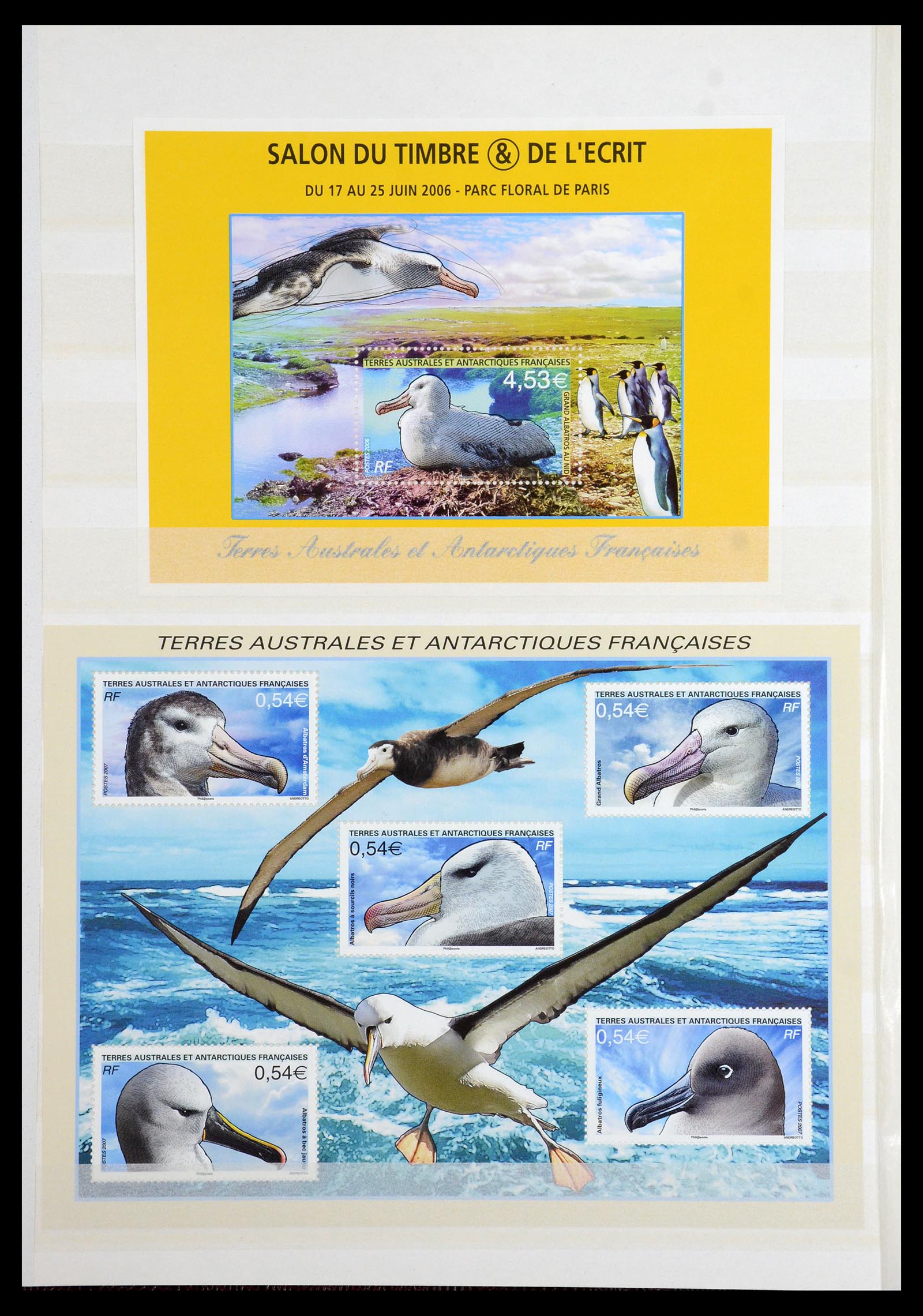 36373 012 - Stamp collection 36373 French Antarctic 1955-2011.