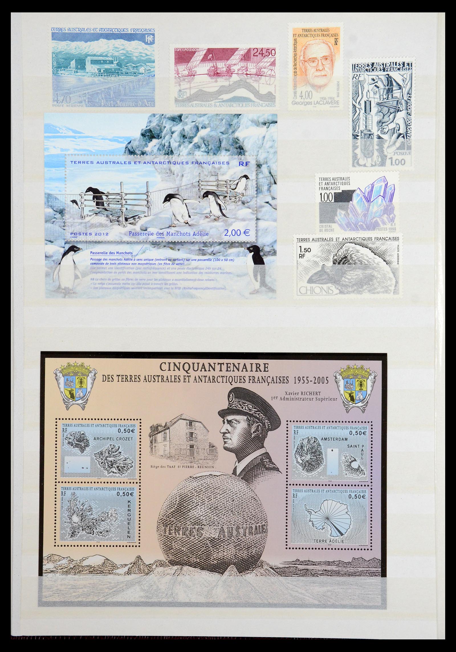 36373 016 - Postzegelverzameling 36373 Frans Antarctica 1955-2011.