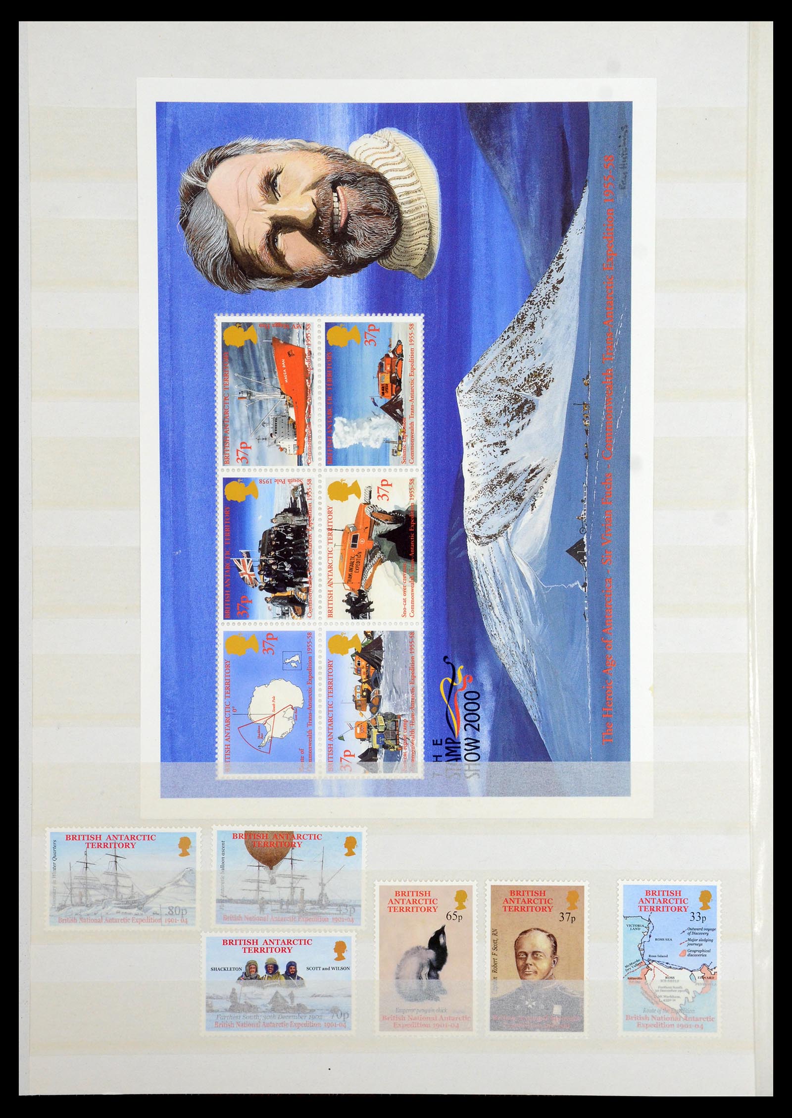 36373 020 - Postzegelverzameling 36373 Frans Antarctica 1955-2011.