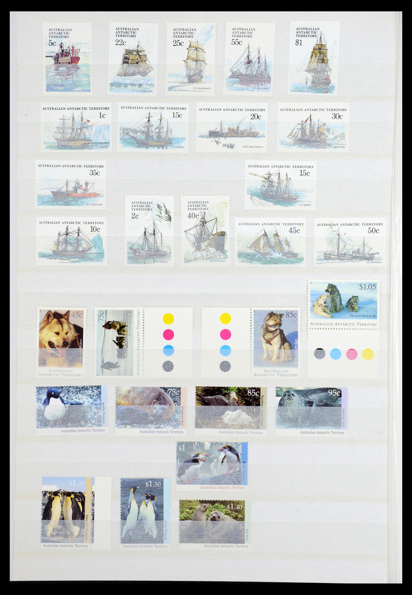36373 032 - Postzegelverzameling 36373 Frans Antarctica 1955-2011.