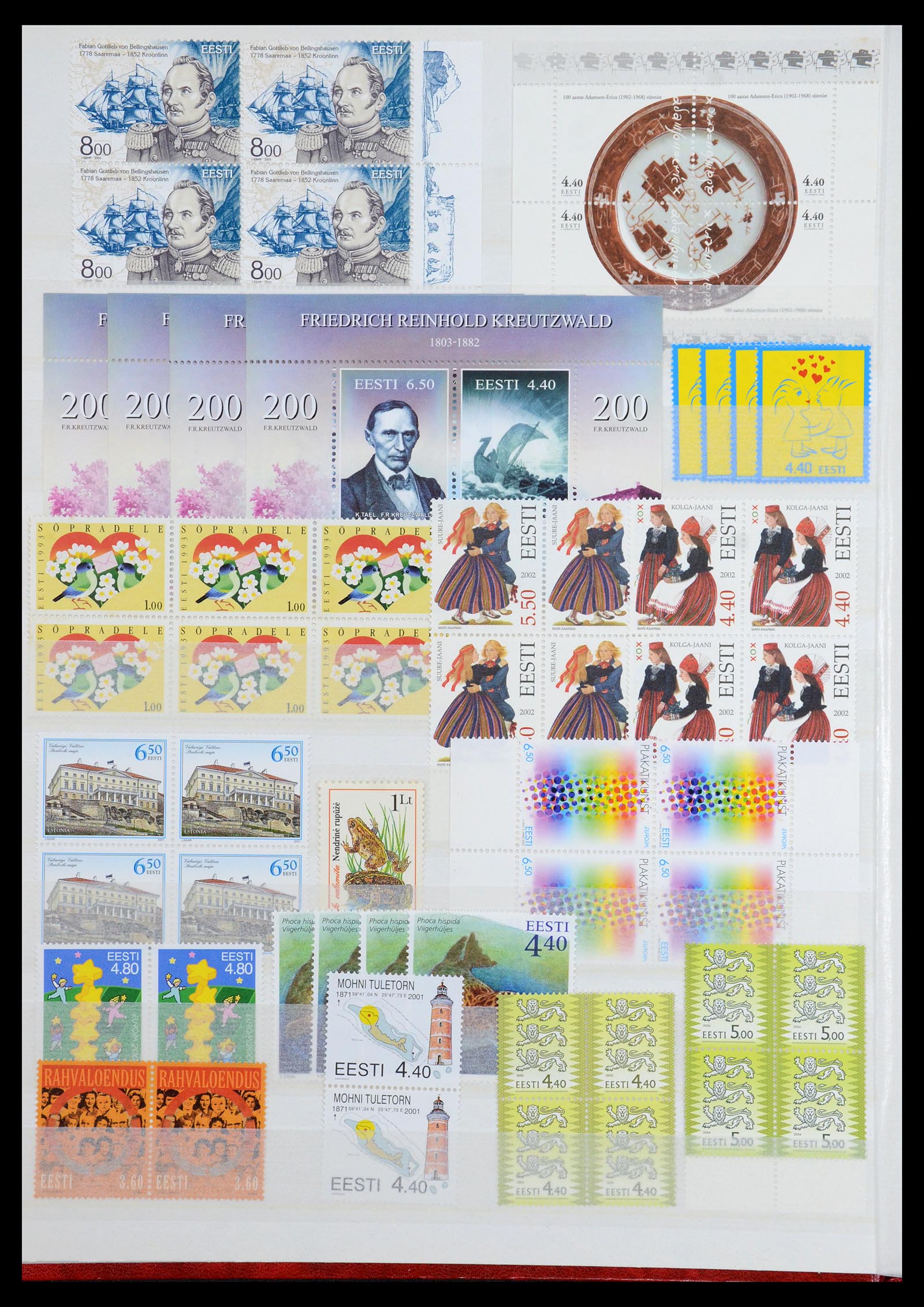 36374 008 - Postzegelverzameling 36374 Estland 1993-2008.