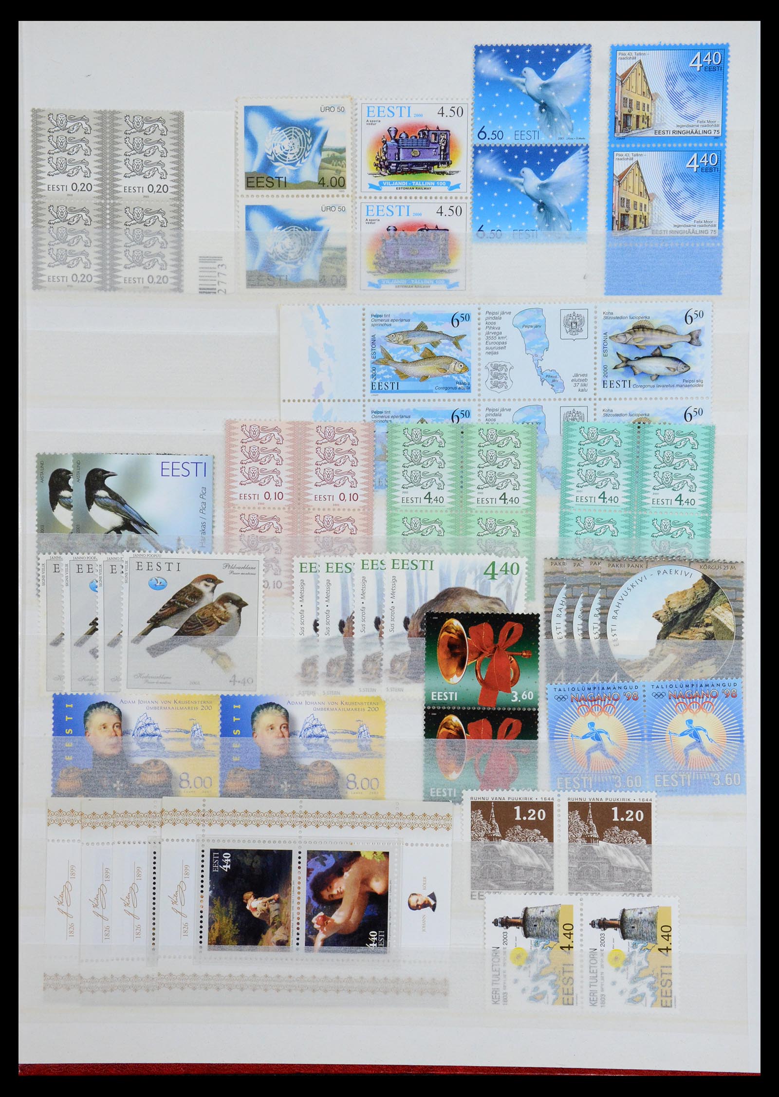 36374 009 - Postzegelverzameling 36374 Estland 1993-2008.