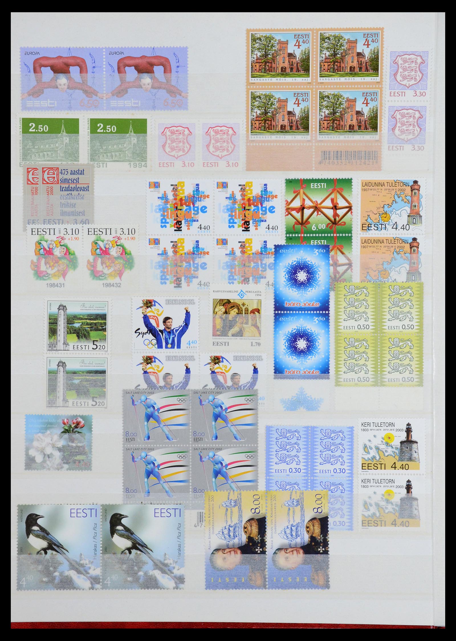 36374 010 - Postzegelverzameling 36374 Estland 1993-2008.